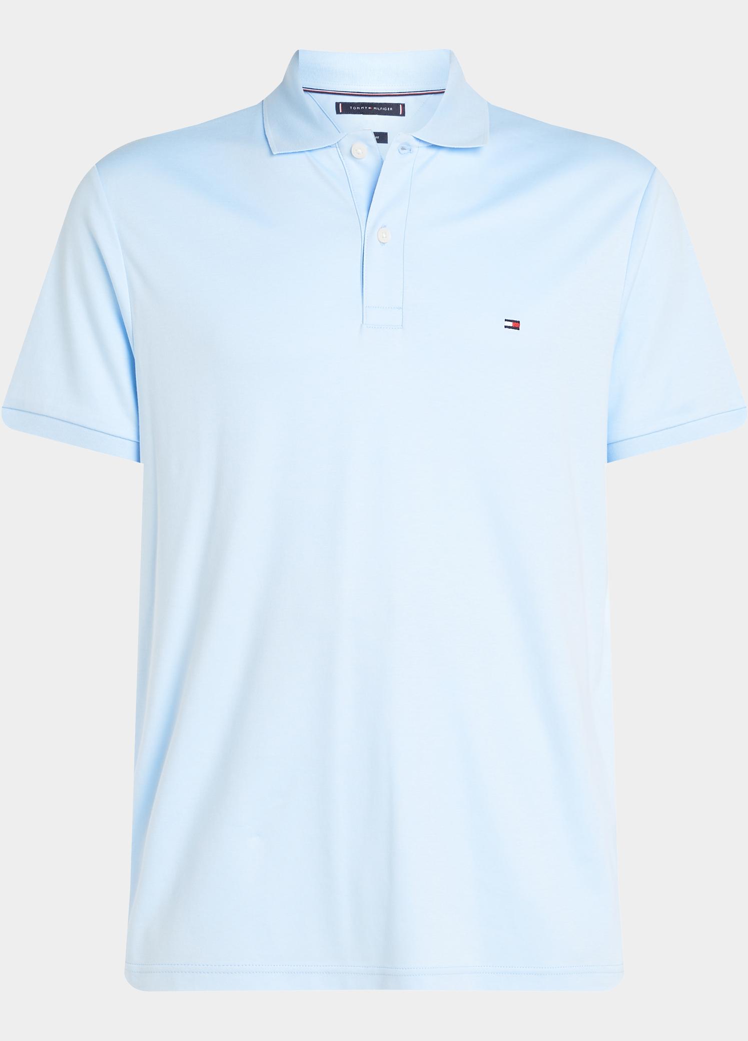 Tommy Hilfiger Polo heren Blauw LIQUID COTTON REG SEASONAL PO MW0MW39994/C3Q