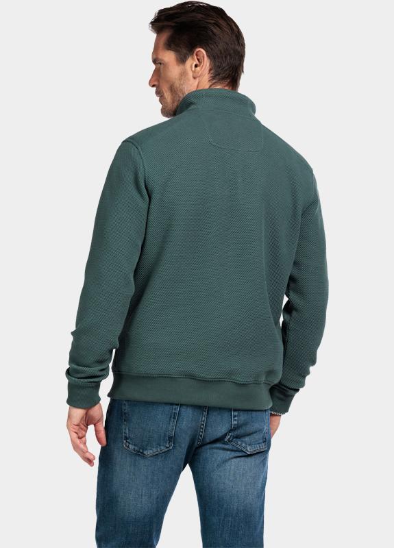 Baileys sweat halfzip Groen Sweatshirt 1/2 Zip  Hi-Low St 523131/73