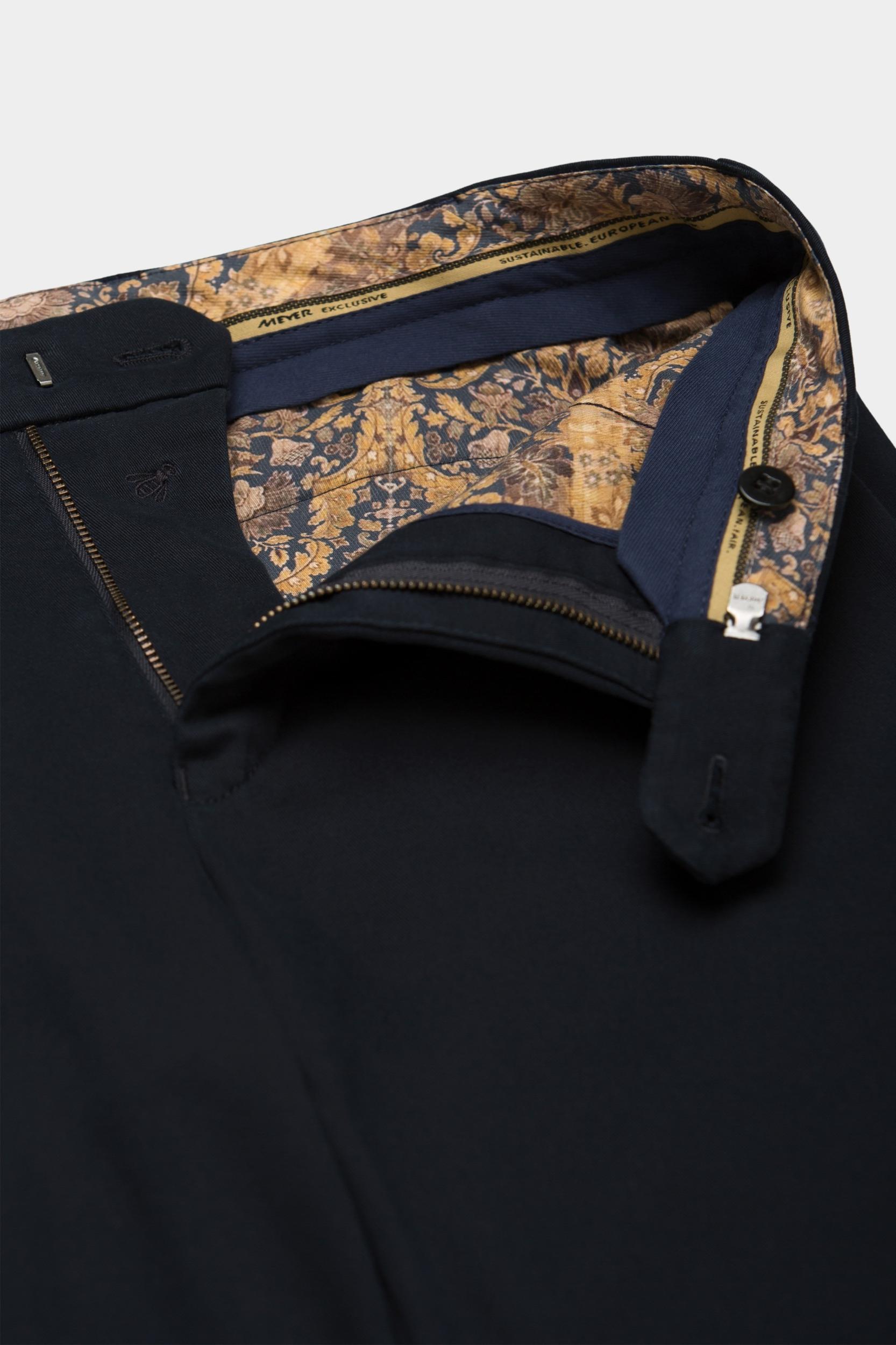 Meyer Katoenen Broek Blauw BONN Art.2-8609 1022860900/18