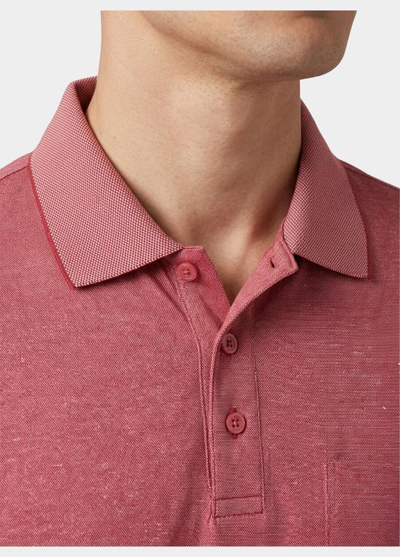 Commander flag Polo heren Rood  214008350/401
