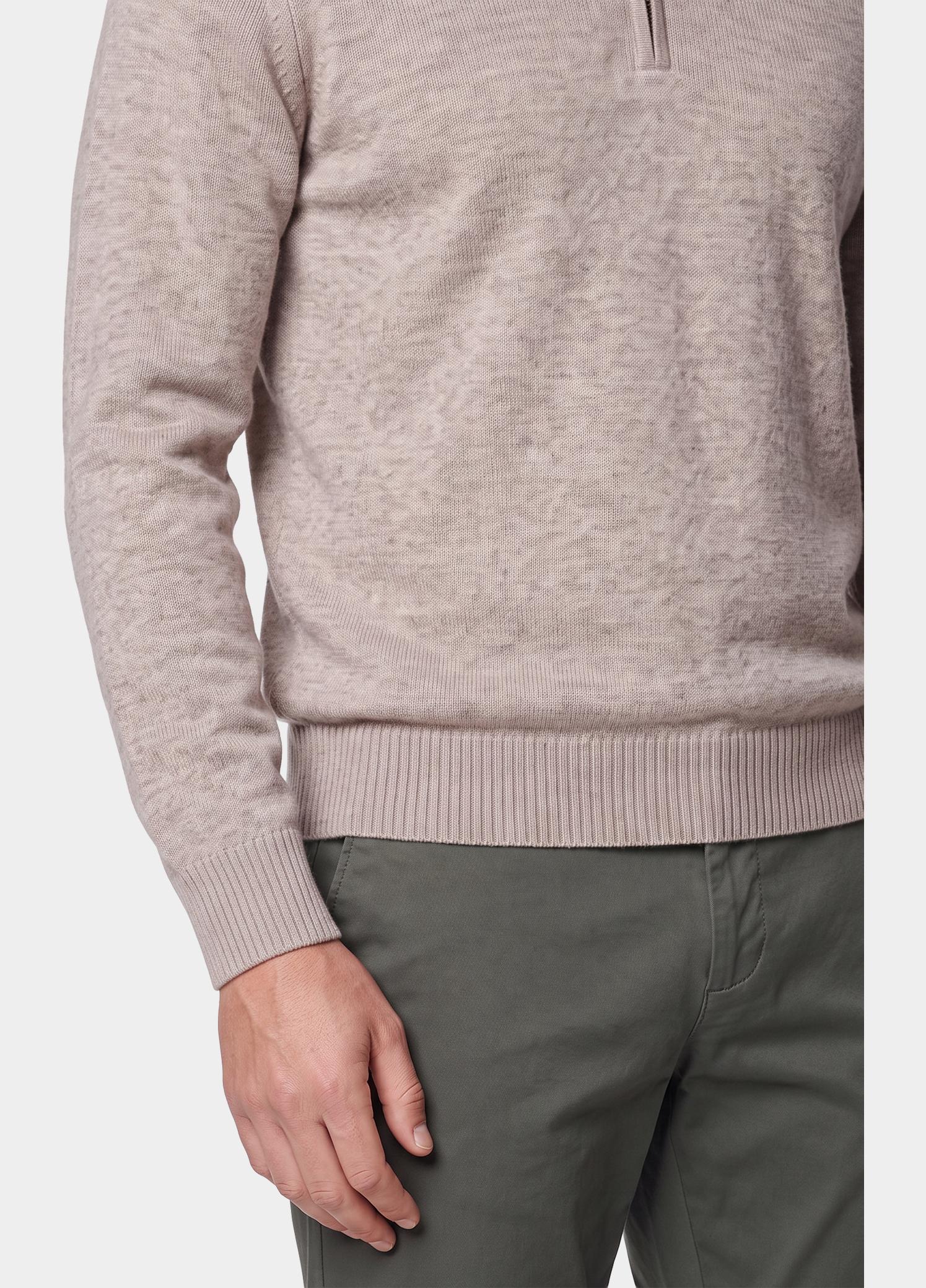 Bos Half Zip Beige  3042900/633