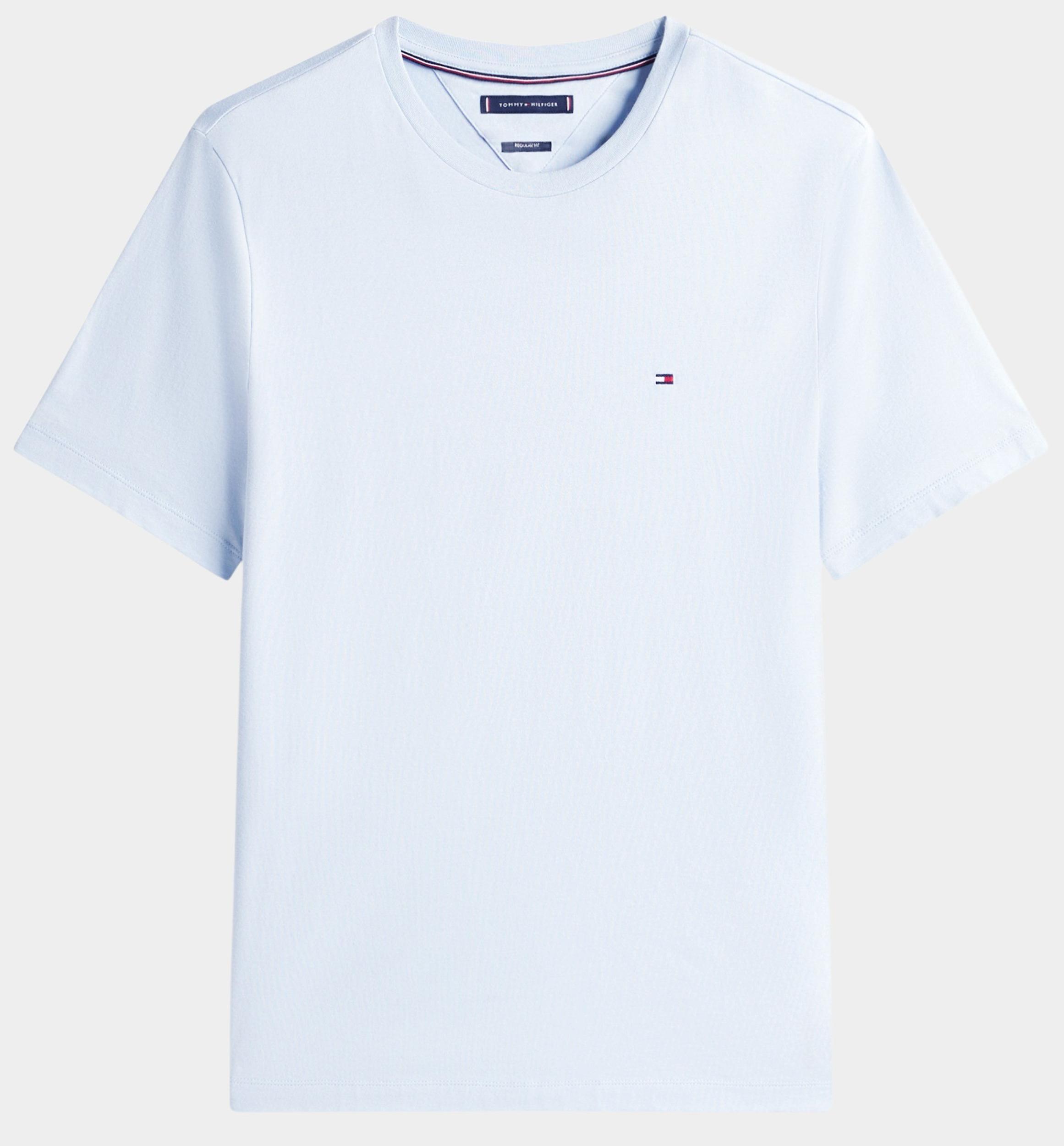 Tommy Hilfiger T-shirt korte mouw Blauw ESS Seasonal Reg Fit Solid Tee MW0MW39995/C10