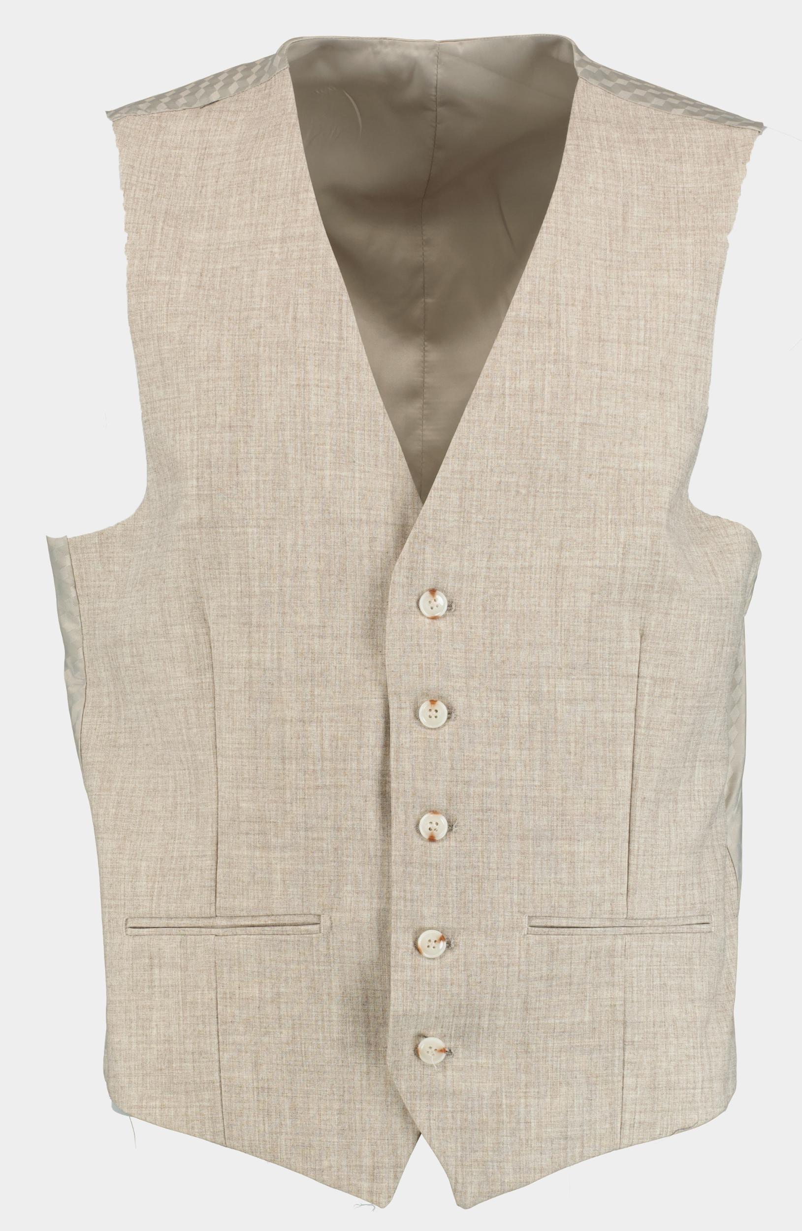 Bos Kostuum Beige Linnen Look 3-delig SB2-BLOCK 8 NYG-H65843/Beige