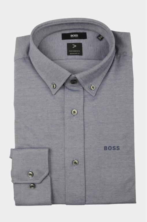 Boss Men Business (black) Business hemd lange mouw Blauw P-JOE-BD-Logo-214 10239284 01 50466901/407