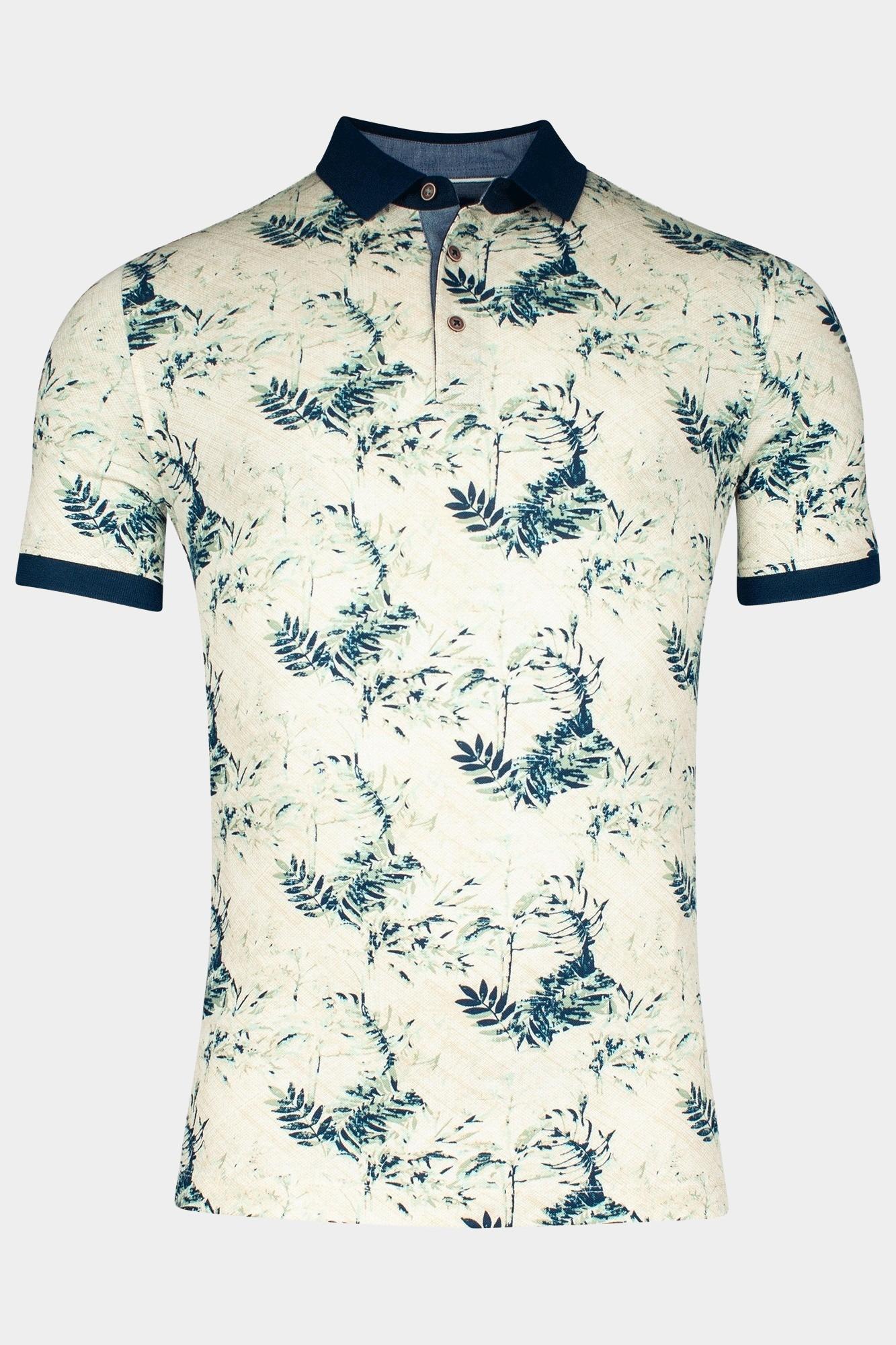 Baileys Polo korte mouw Groen Poloshirt Solid Pique all ove 515245/72