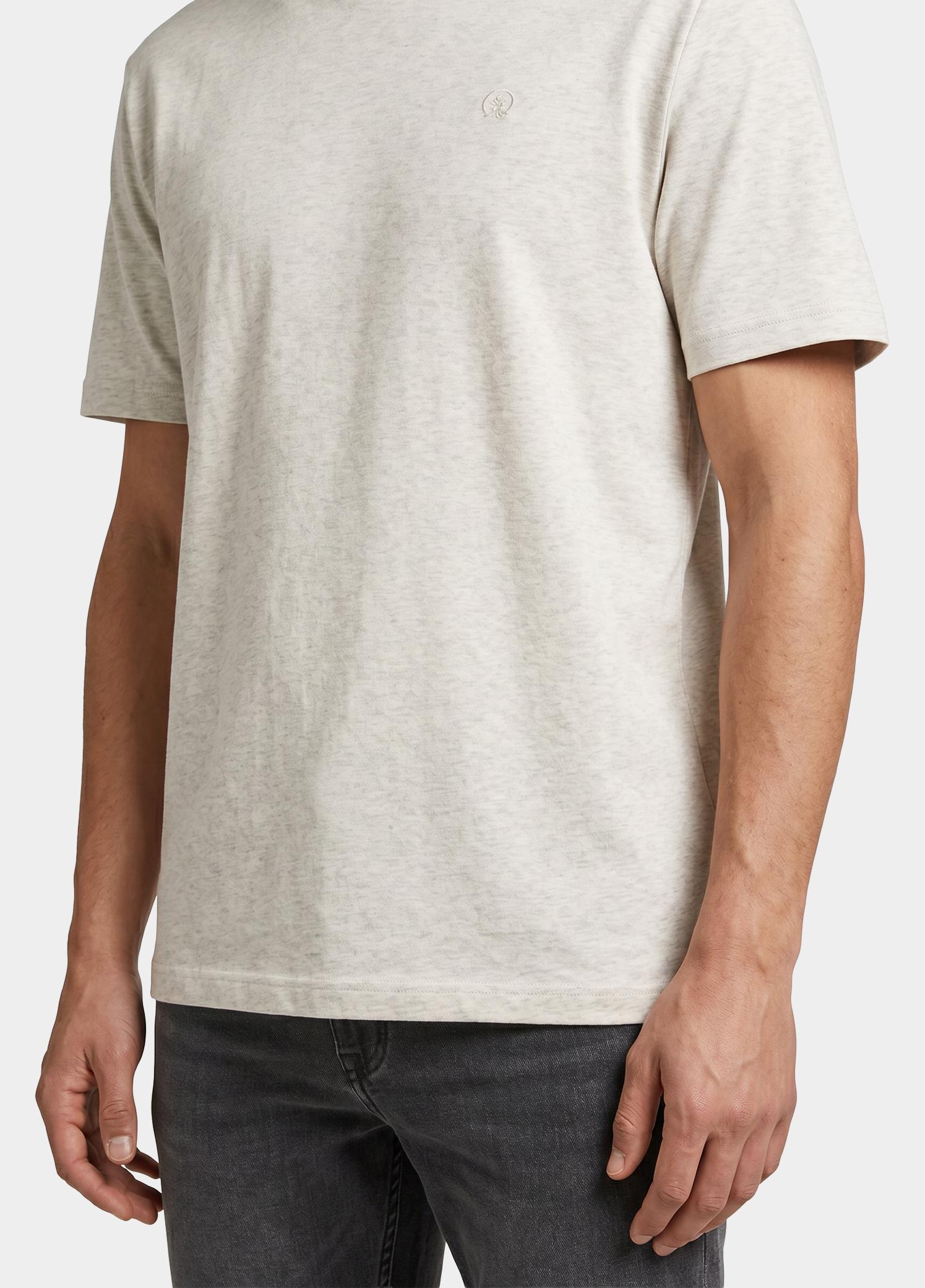 Cast Iron T-shirt korte mouw Beige Short sleeve r-neck regular f CTSS2606590/911