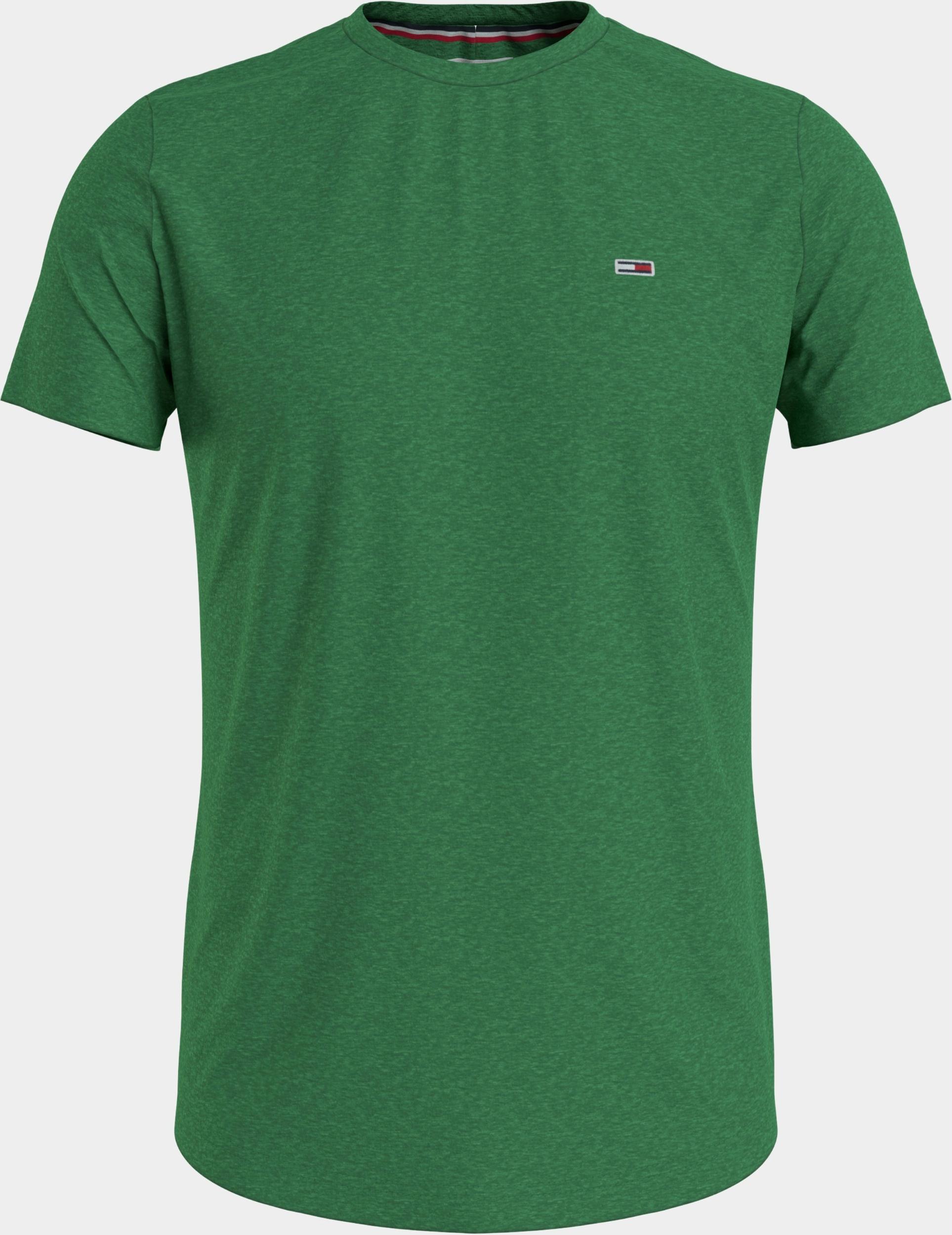Tommy Jeans T-shirt korte mouw Groen TJM Slim Jaspe C Neck DM0DM09586/LY3