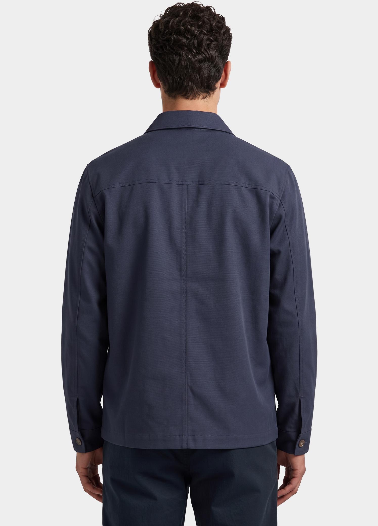 Born With Appetite Overshirt Blauw Matteo Shirtjacket BWA26314MA25/4001
