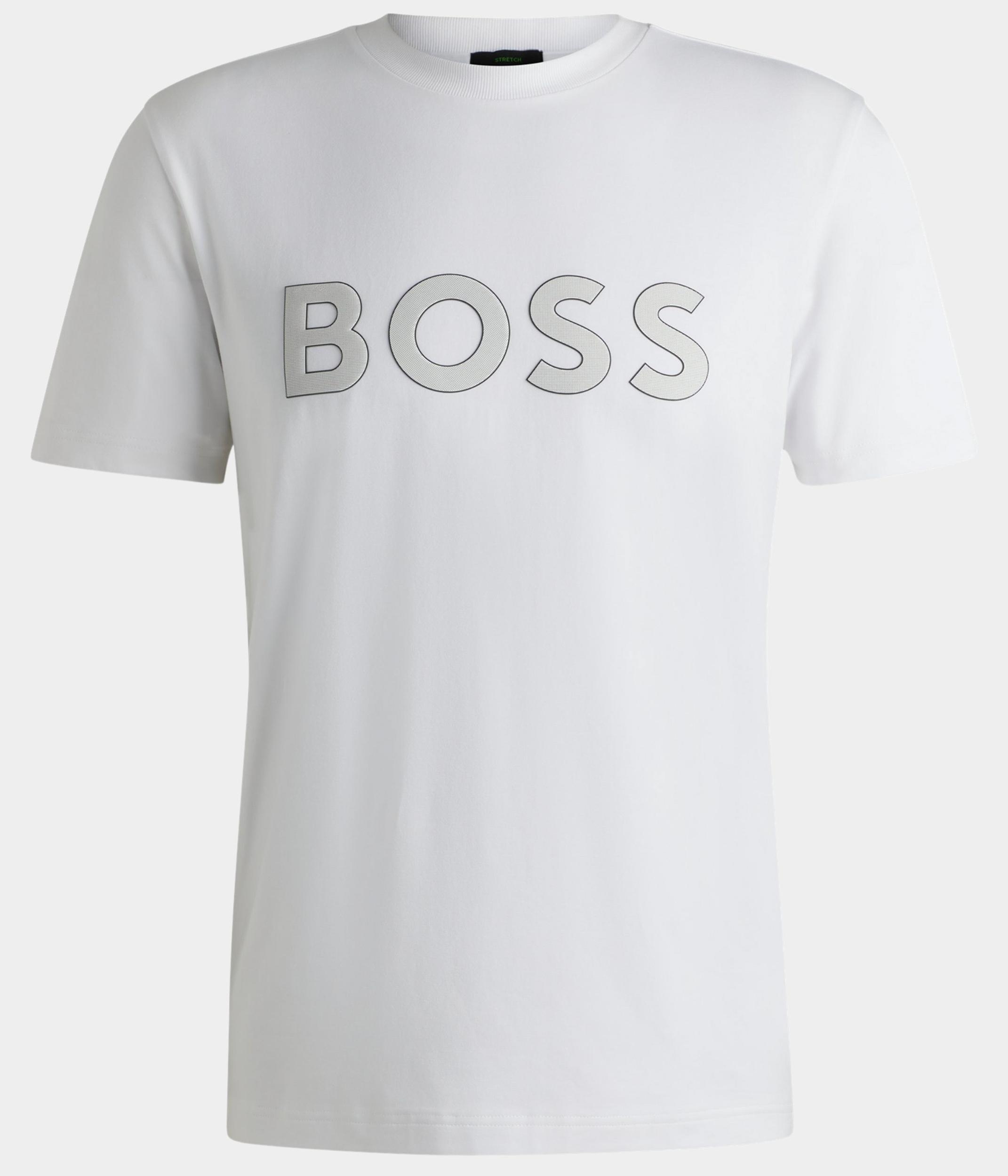 BOSS Green T-shirt korte mouw Wit Tee TL Logo 10268875 01 50535170/100