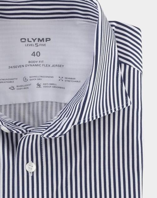 Olymp Business hemd lange mouw Blauw 0729/64 Hemden 072964/18