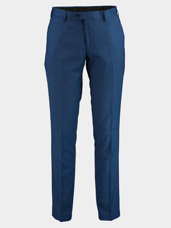 Bos Bright Blue Wollen Pantalon Blauw  25314/2