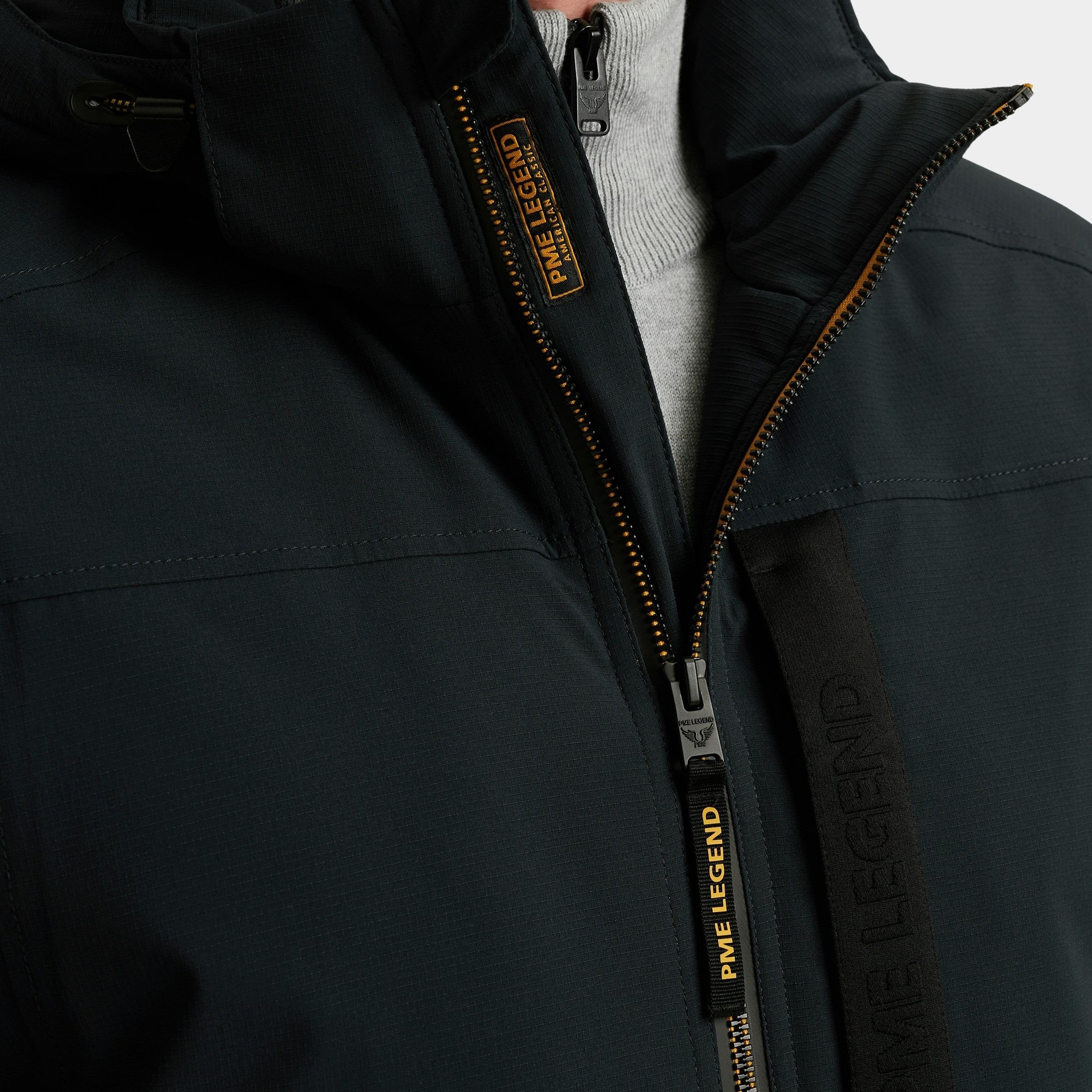 PME Legend Winterjack Blauw Semi long jacket CREWCAT Ripp PJA2508111/5281