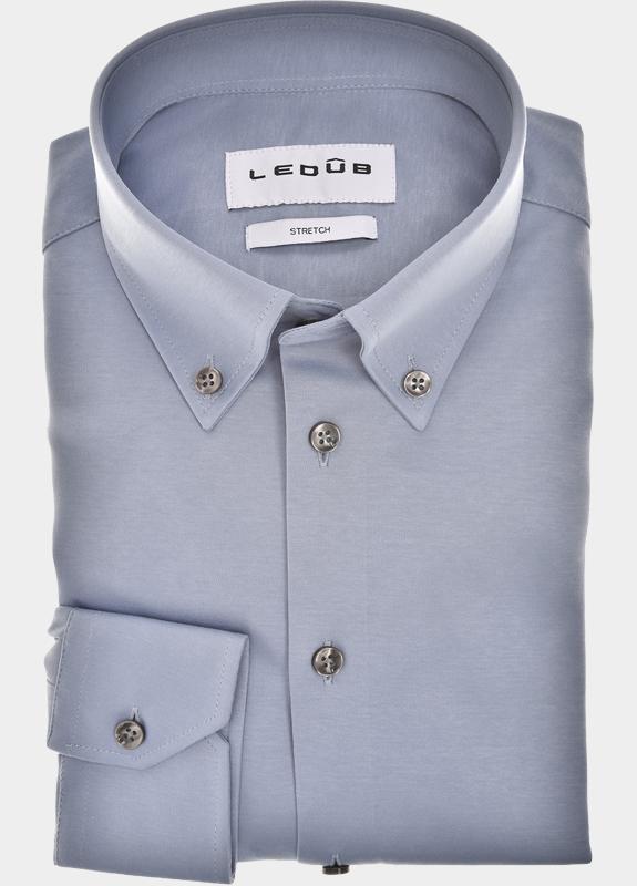 Ledub Business hemd lange mouw Blauw  0702127/140-000-000