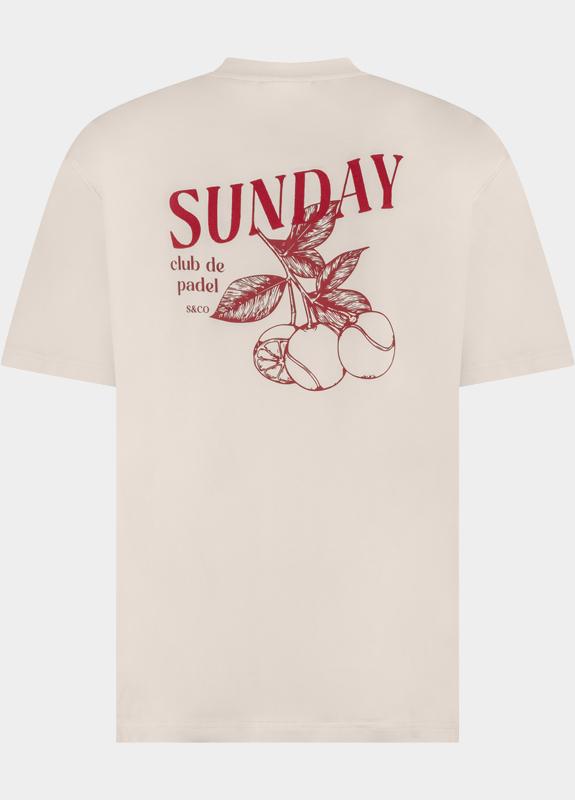 Supply & Co. T-shirt korte mouw Wit Cooper T-shirt With Backprint SCO26118CO05/1002