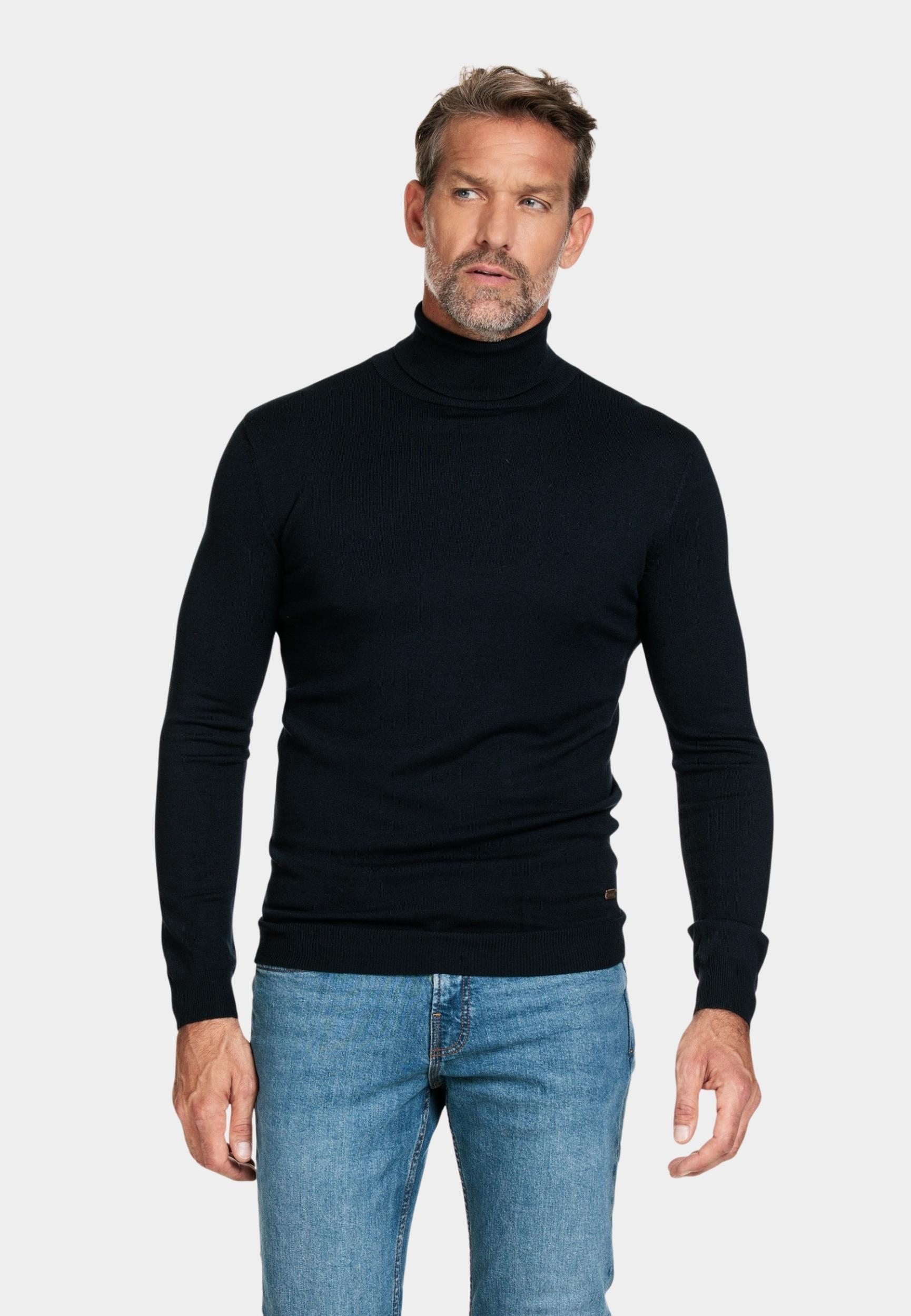 Baileys Coltrui Blauw High Neck Pullover  12gg, sin 328581/60