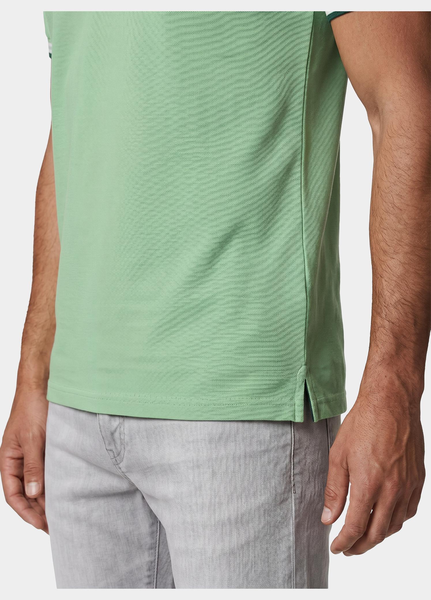 Scotland Blue Polo heren Groen Brick Polo Plain Contrast Col SPE25108BR06SB/314 meadow green