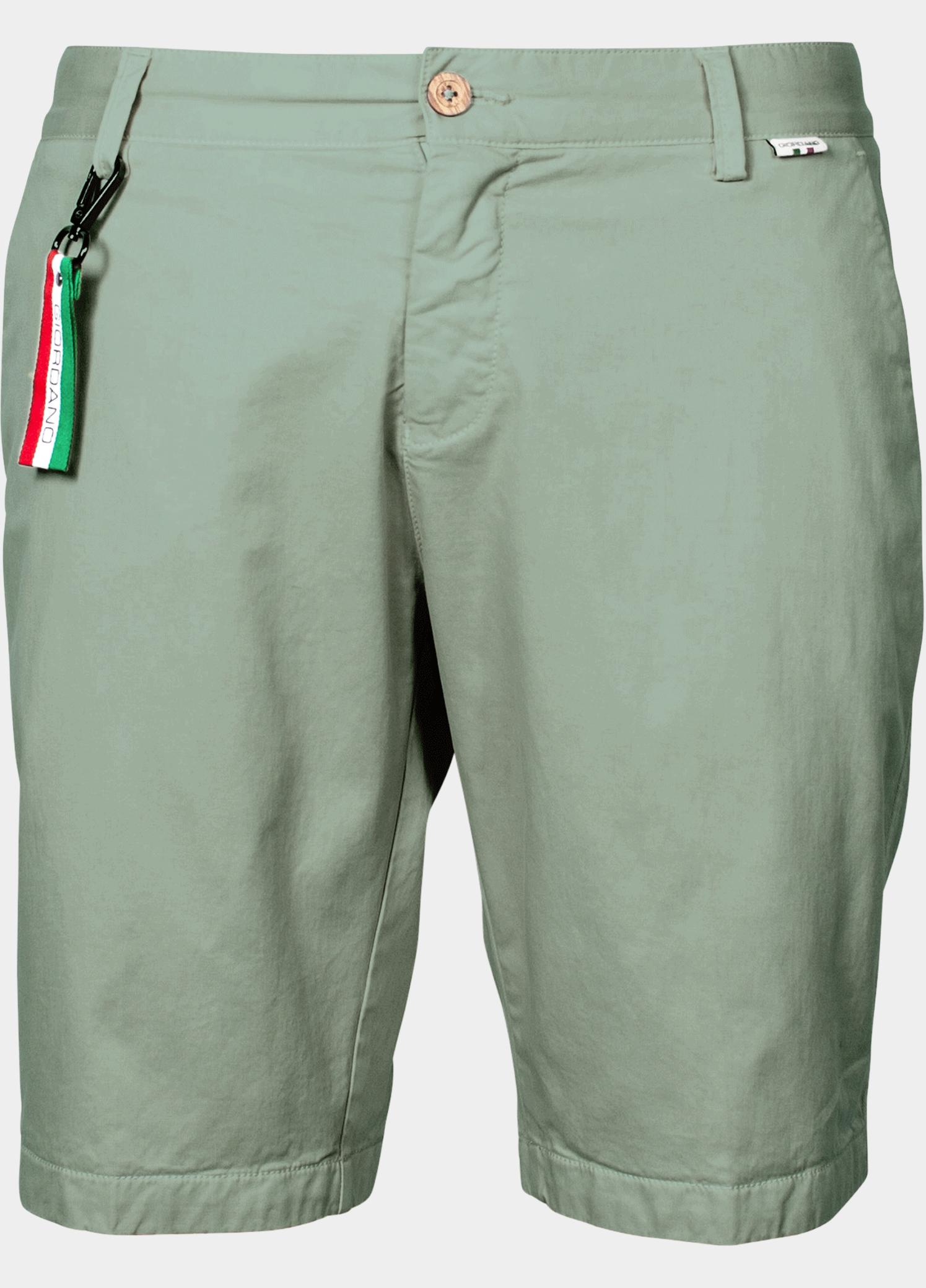Giordano Korte Broek heren Groen Stockholm Short Garment Dyed 411115/73
