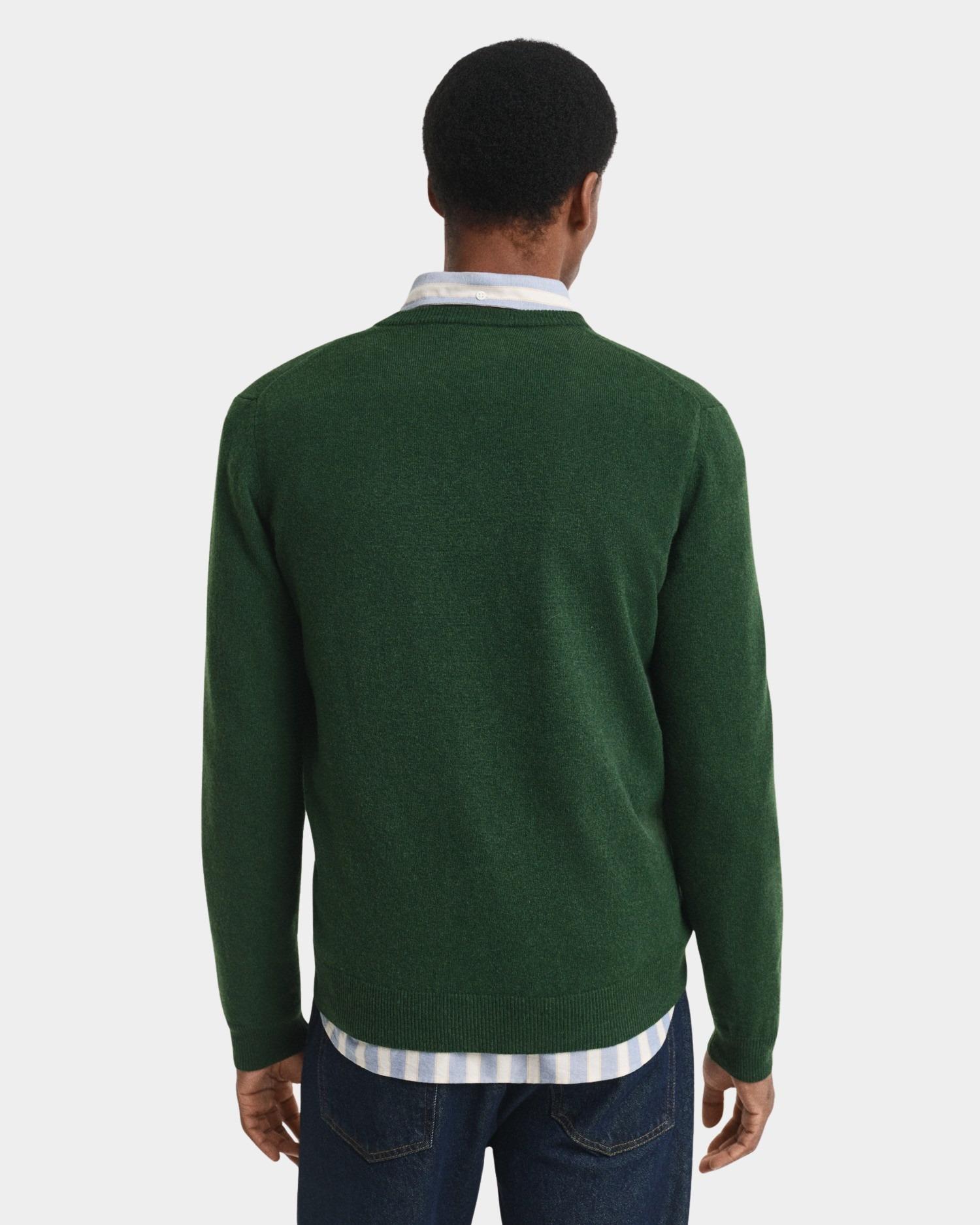 Gant Pullover Groen SUPERFINE LAMBSWOOL V-NECK 87212/303