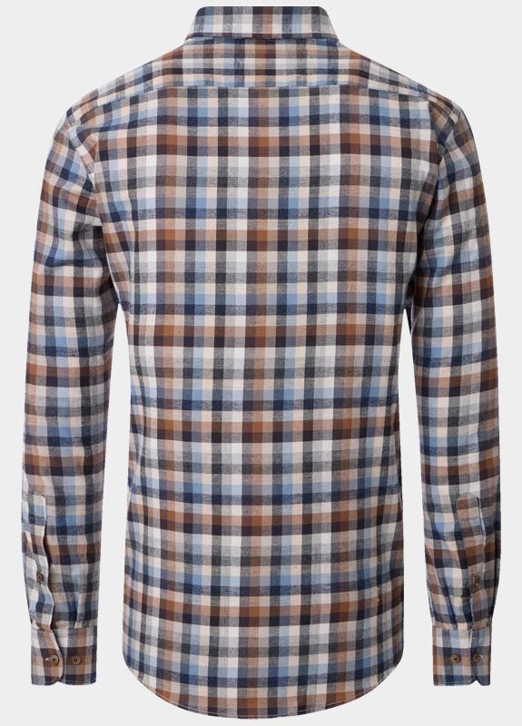 Casamoda Casual hemd lange mouw Grijs B.D. Casual Fit 454488200/750