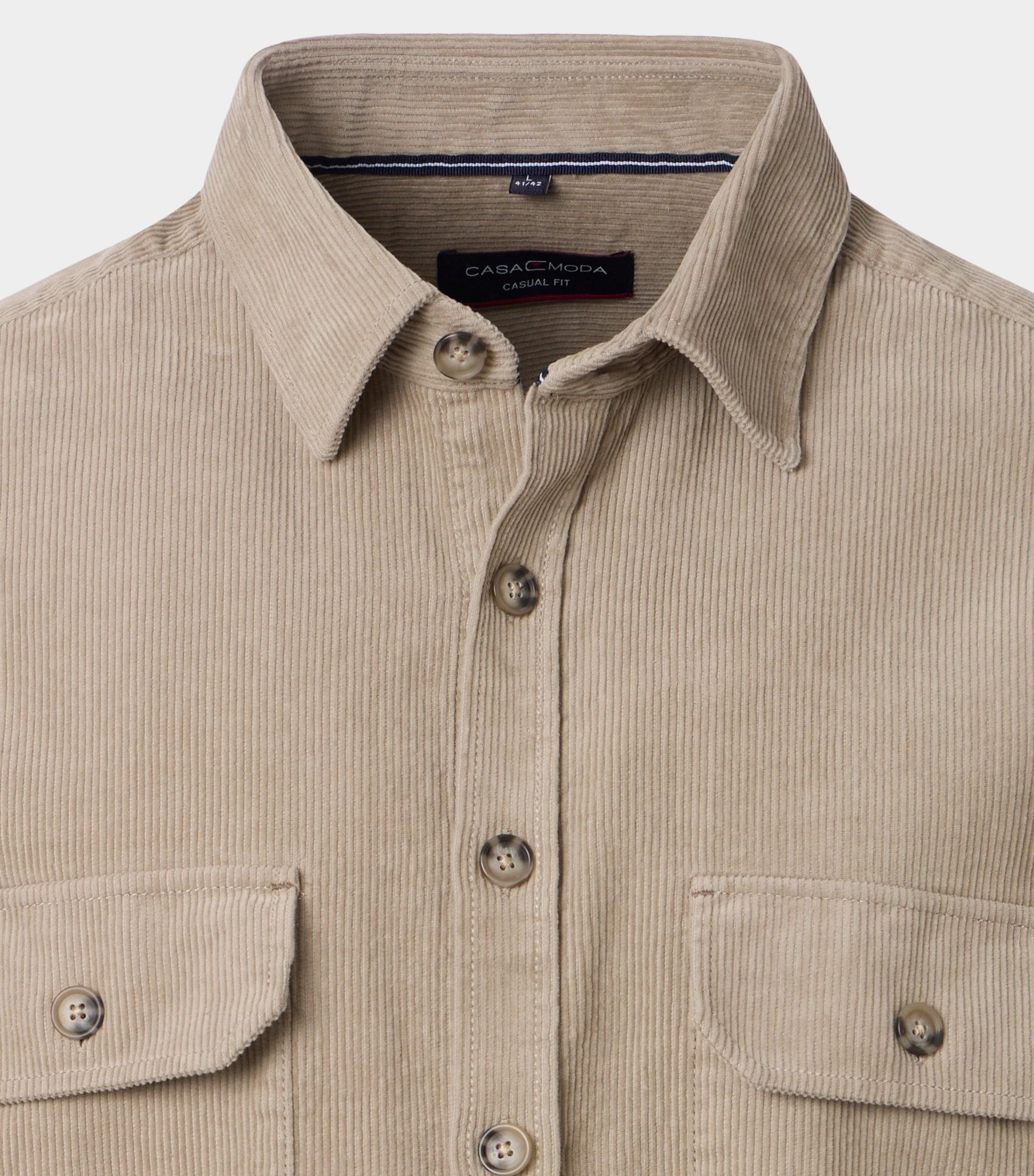 Casamoda overshirt Beige Kent Casual Fit 454482600/600
