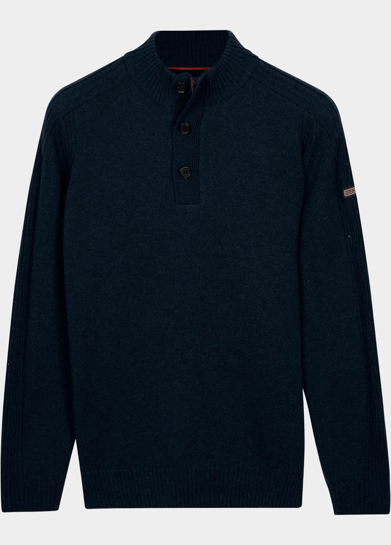 Baileys Half Zip Blauw Buttons 10gg 620095/695