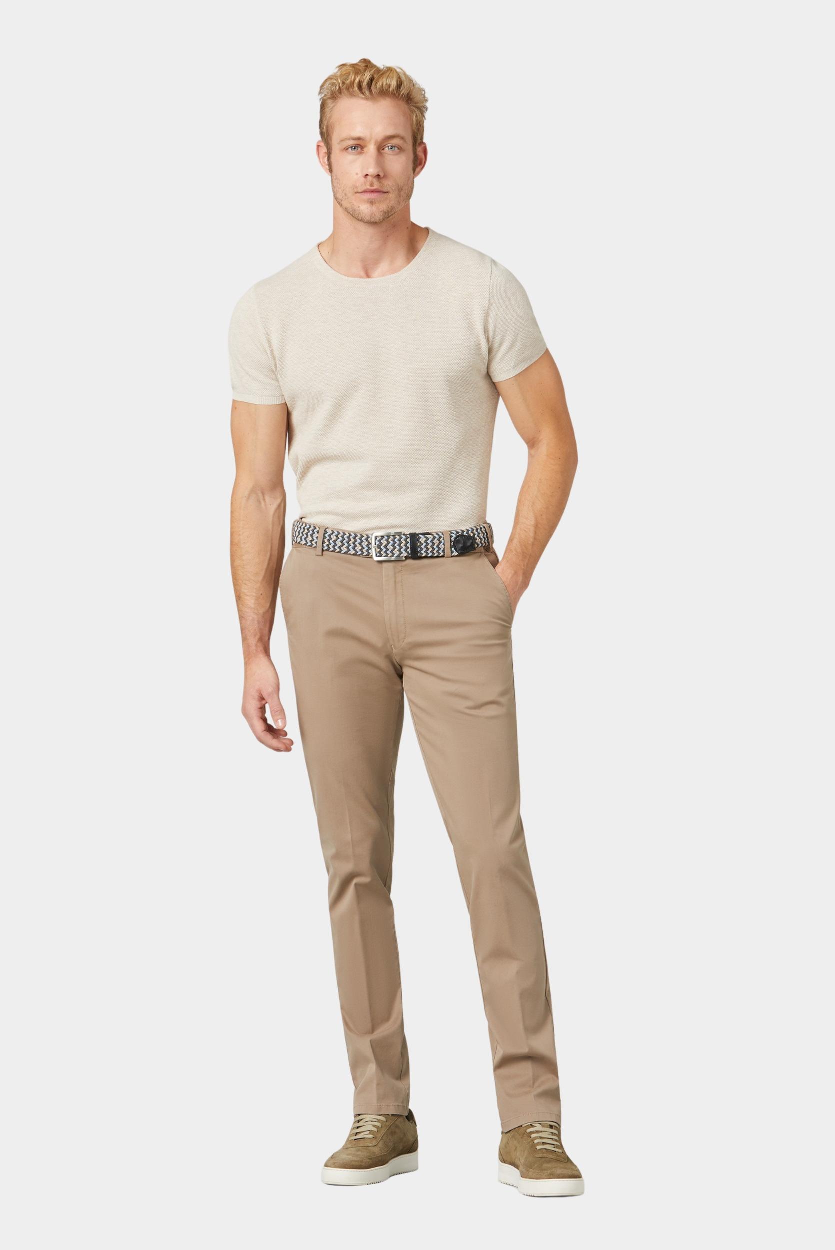 Meyer Katoenen Broek Bruin OSLO Art.9-3001 2239300100/43