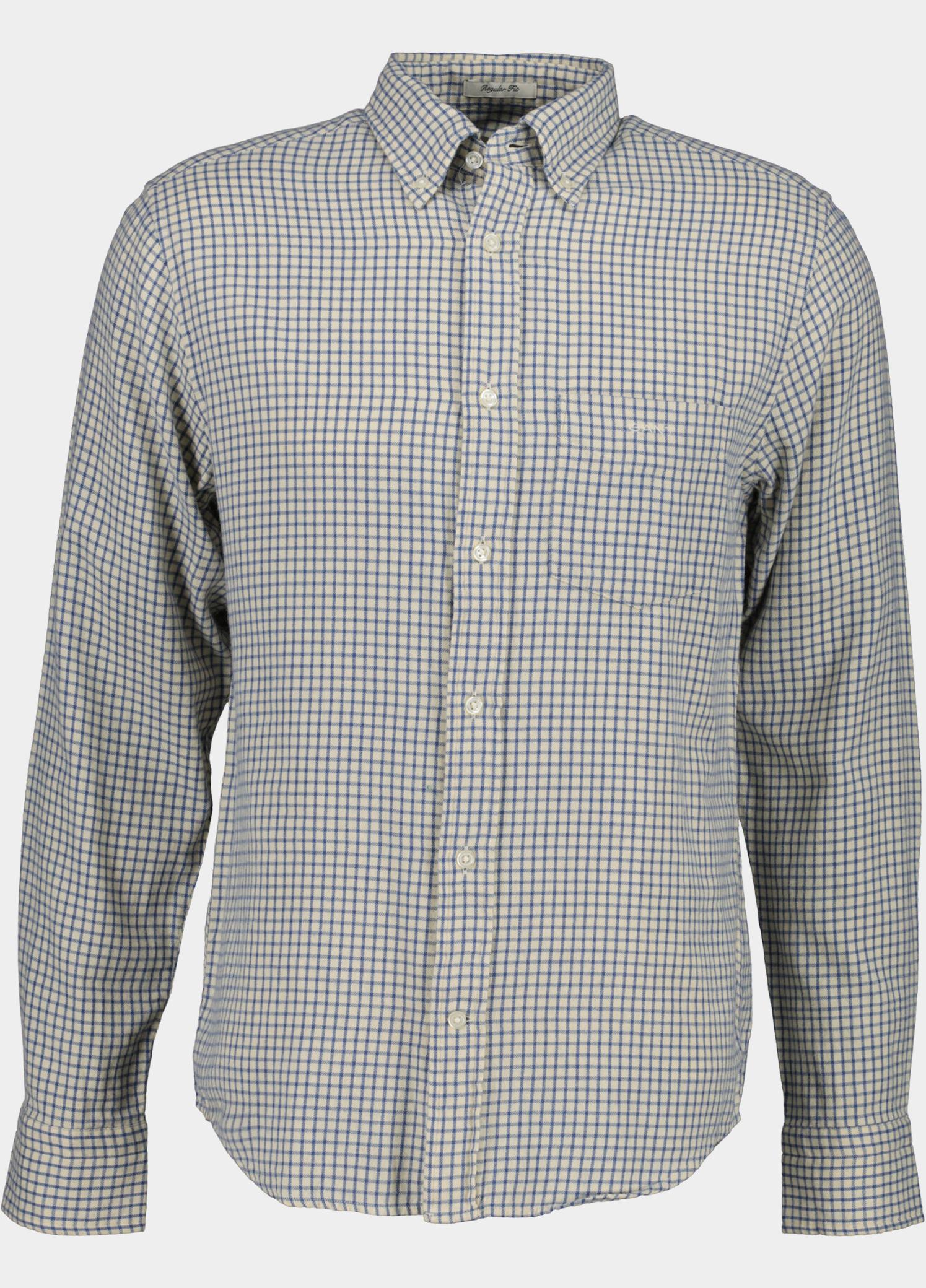 Gant Overhemd heren Groen Geruit overhemd van Windblown 3263034/476