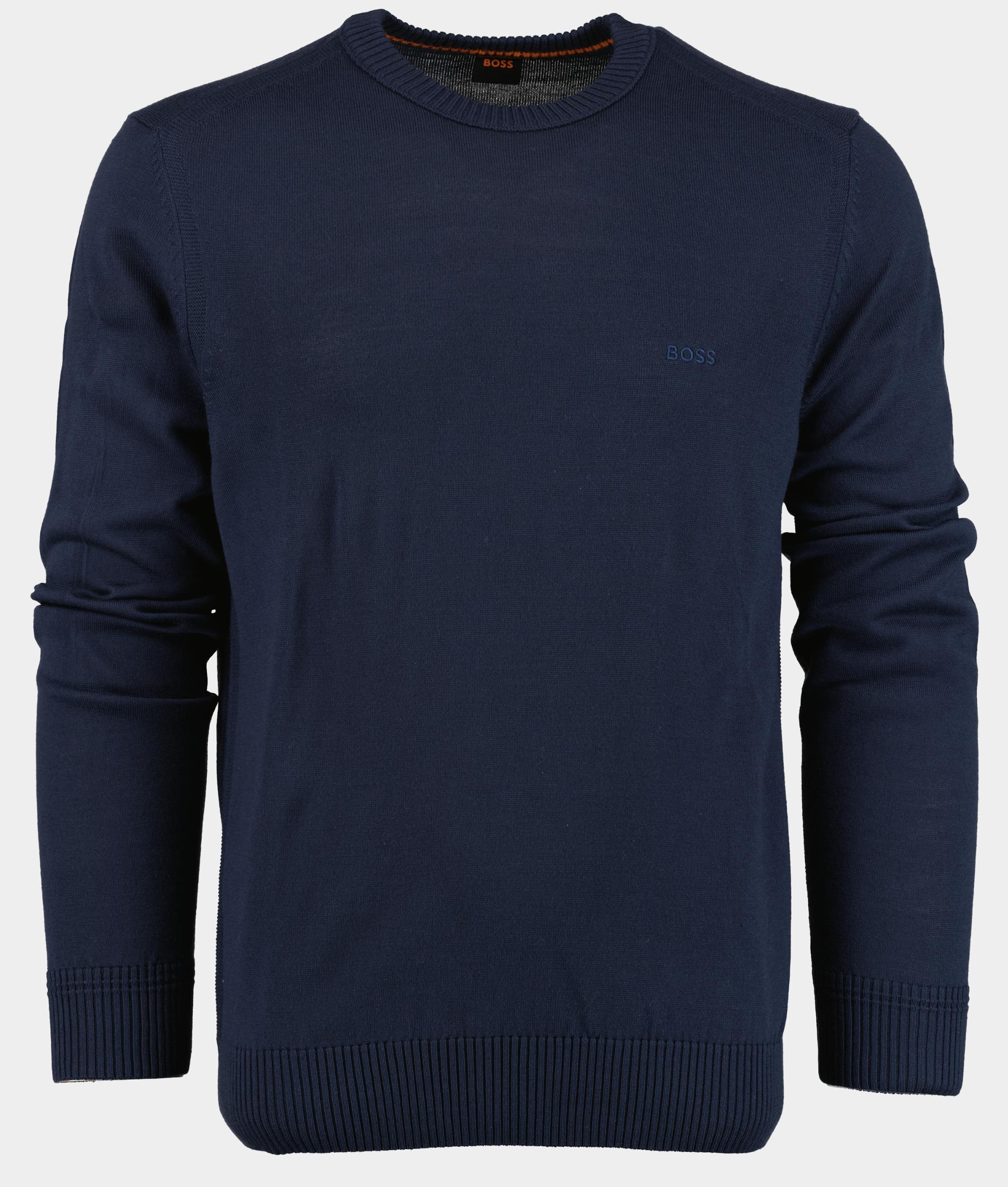 BOSS Orange Pullover Blauw Avac_C 10253448 01 50501762/464