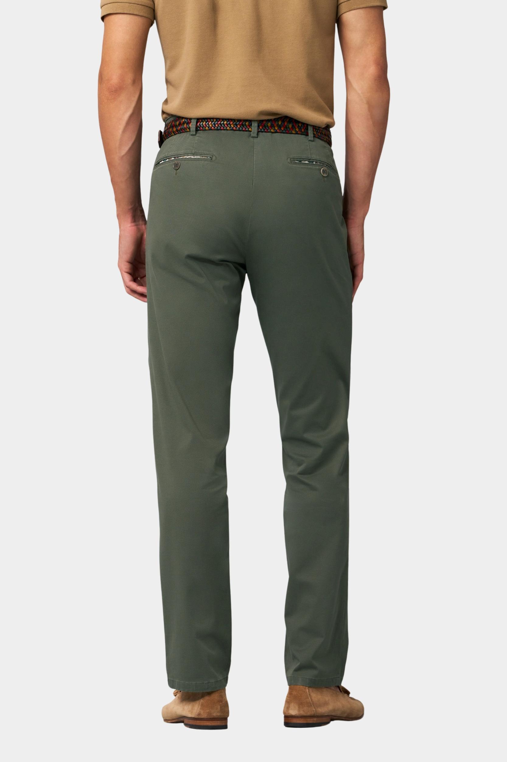 Meyer Katoenen Broek Groen BONN Art.1-5055 1021505500/26