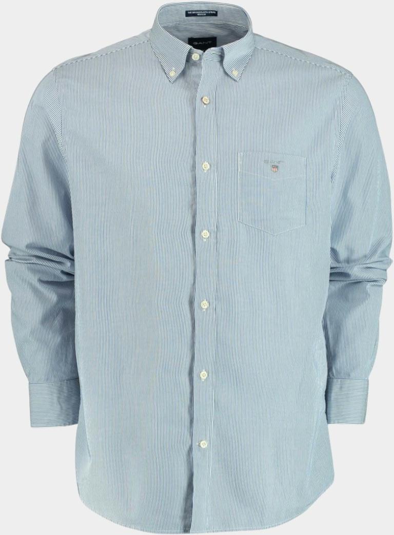 Gant Casual hemd lange mouw Blauw overhemd broadcloth blauw rf 3063000 436