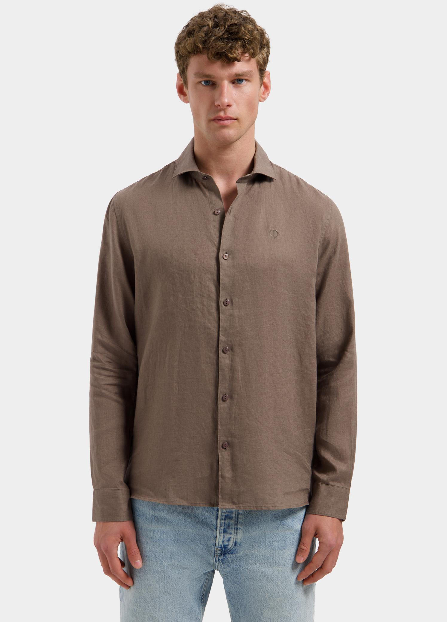 Dstrezzed overhemd korte mouw heren Grijs Jagger Shirt 303710/216