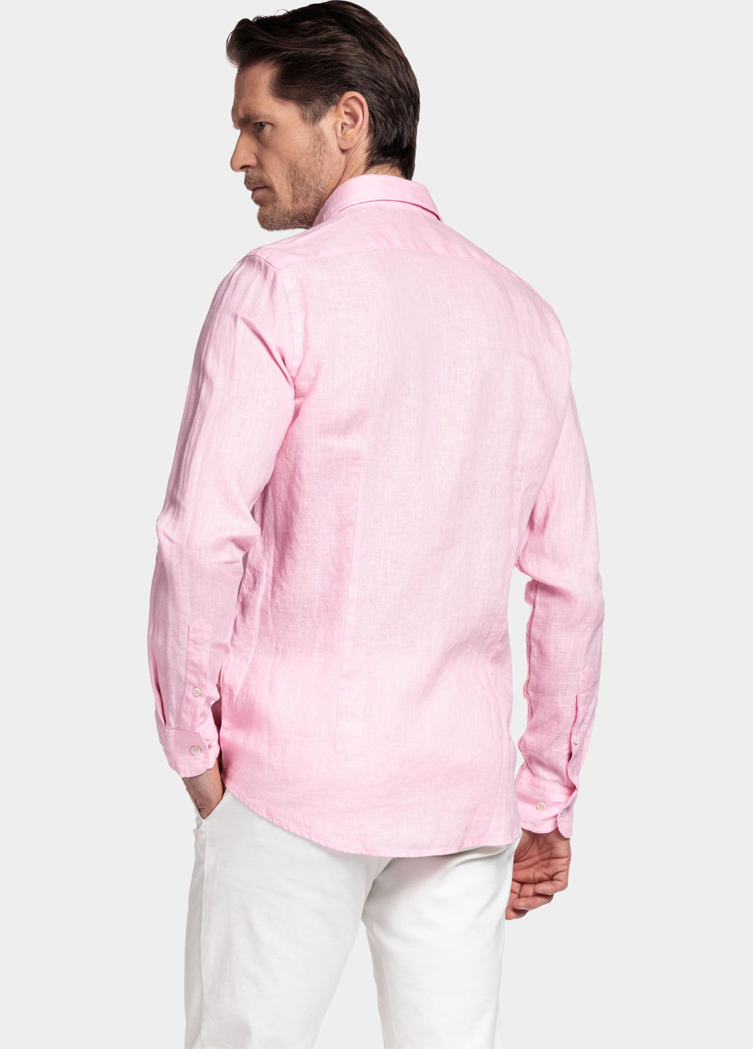 Giordano Overhemd heren Roze Row Long Sleeve Cutaway Soft 617810/50