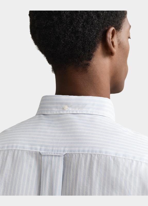 Gant Overhemd heren Blauw Regular Fit Poplin 3000130/455