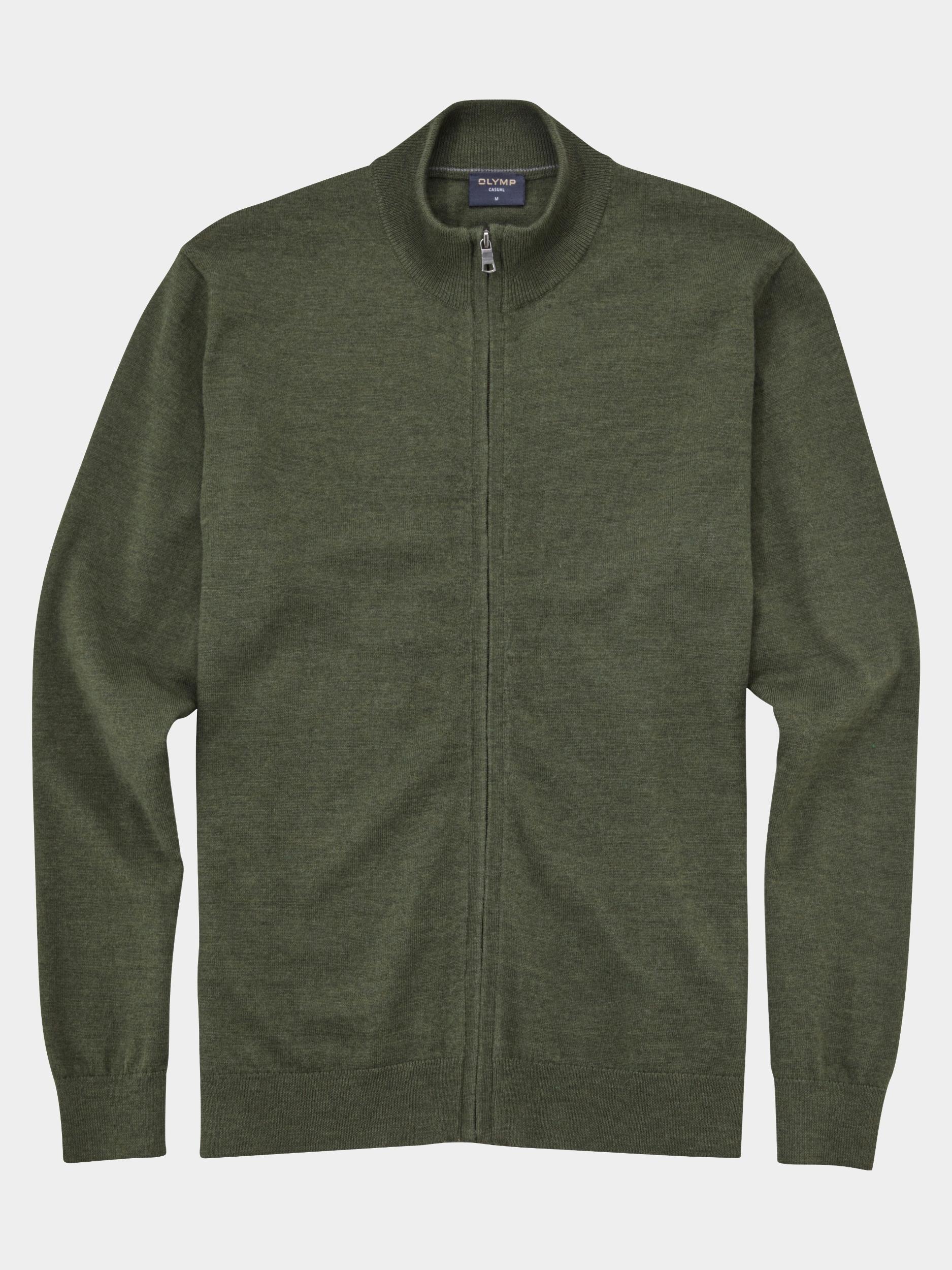 Olymp Vest Groen Jacke Strick 533766/47