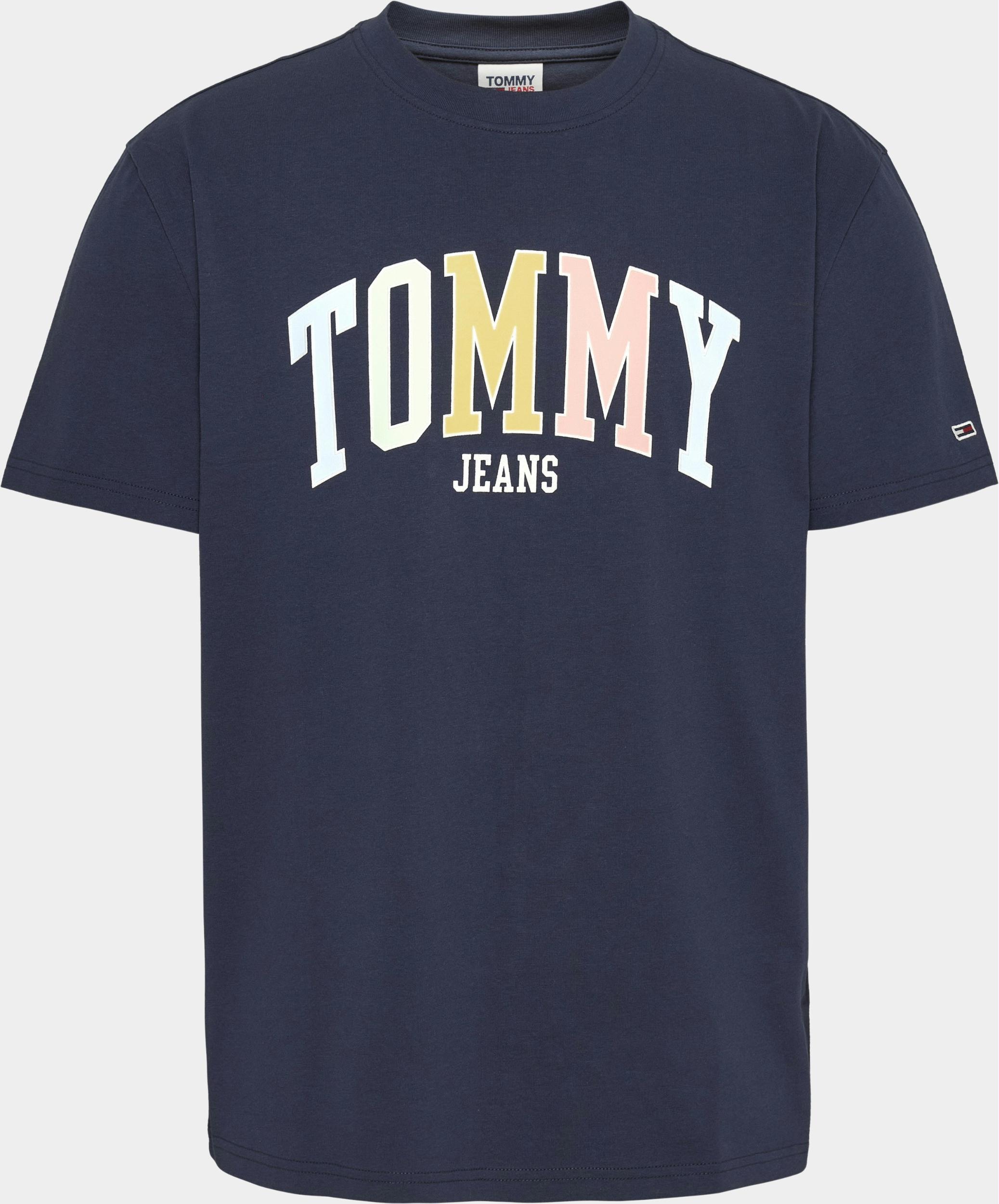 Tommy Jeans T-shirt korte mouw Blauw TJM CLSC College Pop DM0DM16401/C87