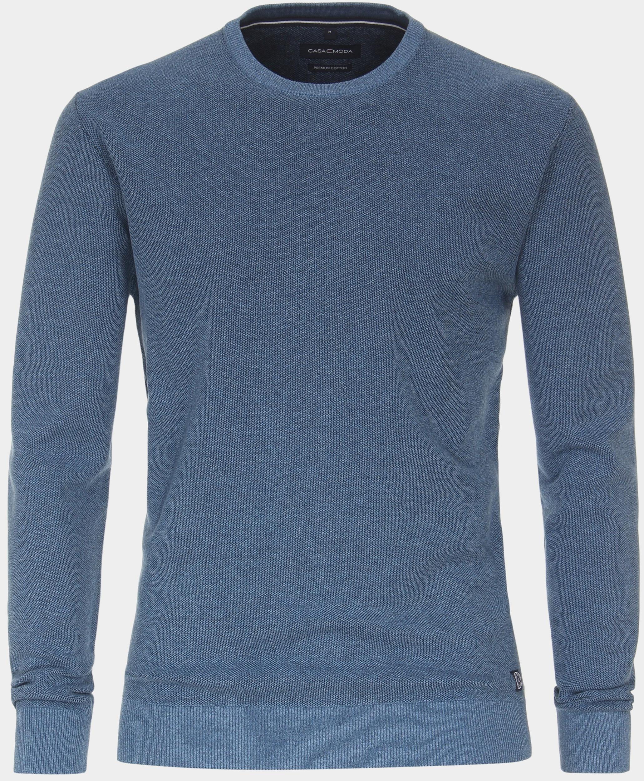 Casamoda Pullover Blauw SNOS Pullover O-Neck 413705800/127