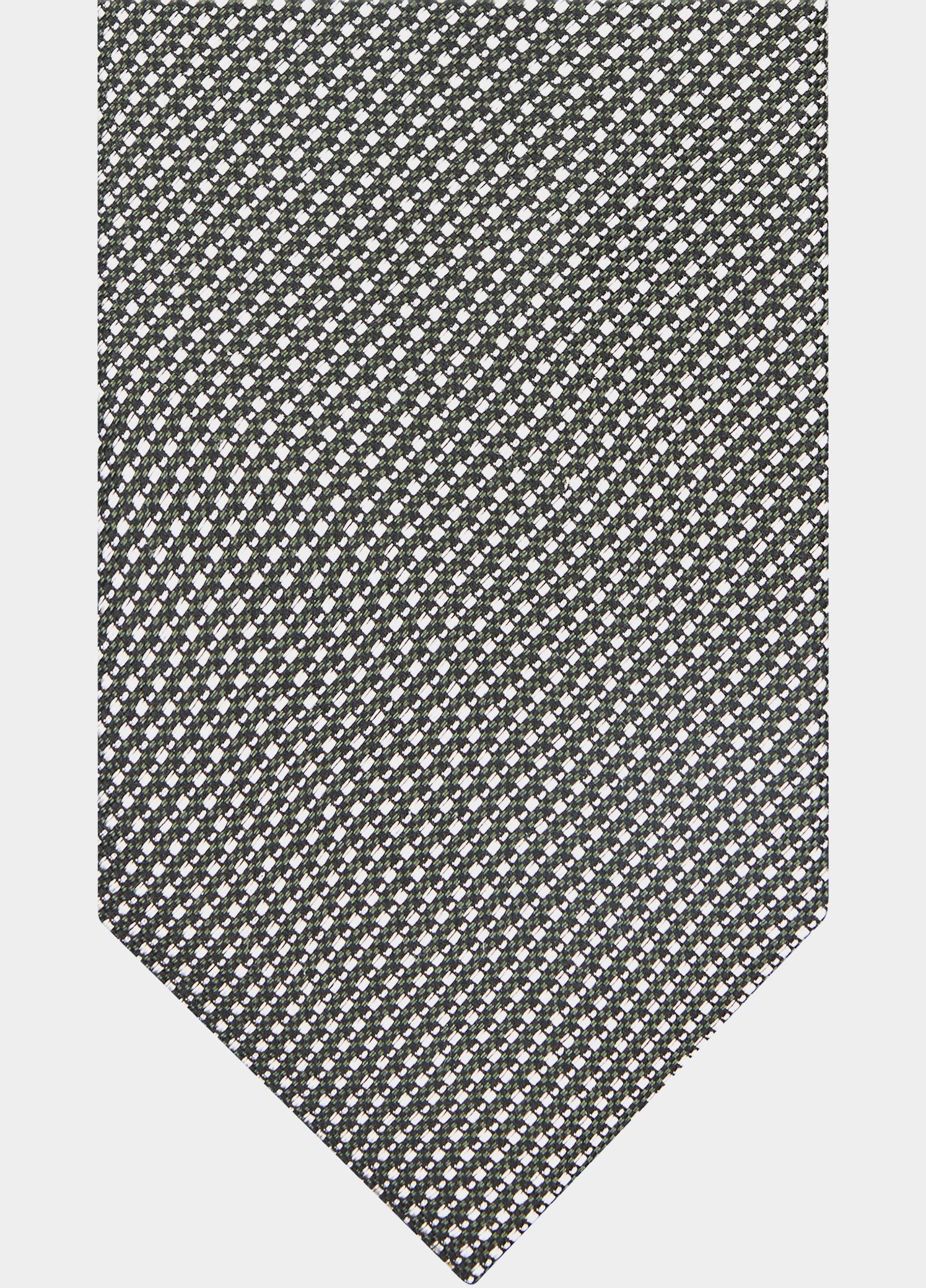 Profuomo Stropdas Groen TIE SILK WOVEN GREEN PPWA30042/D