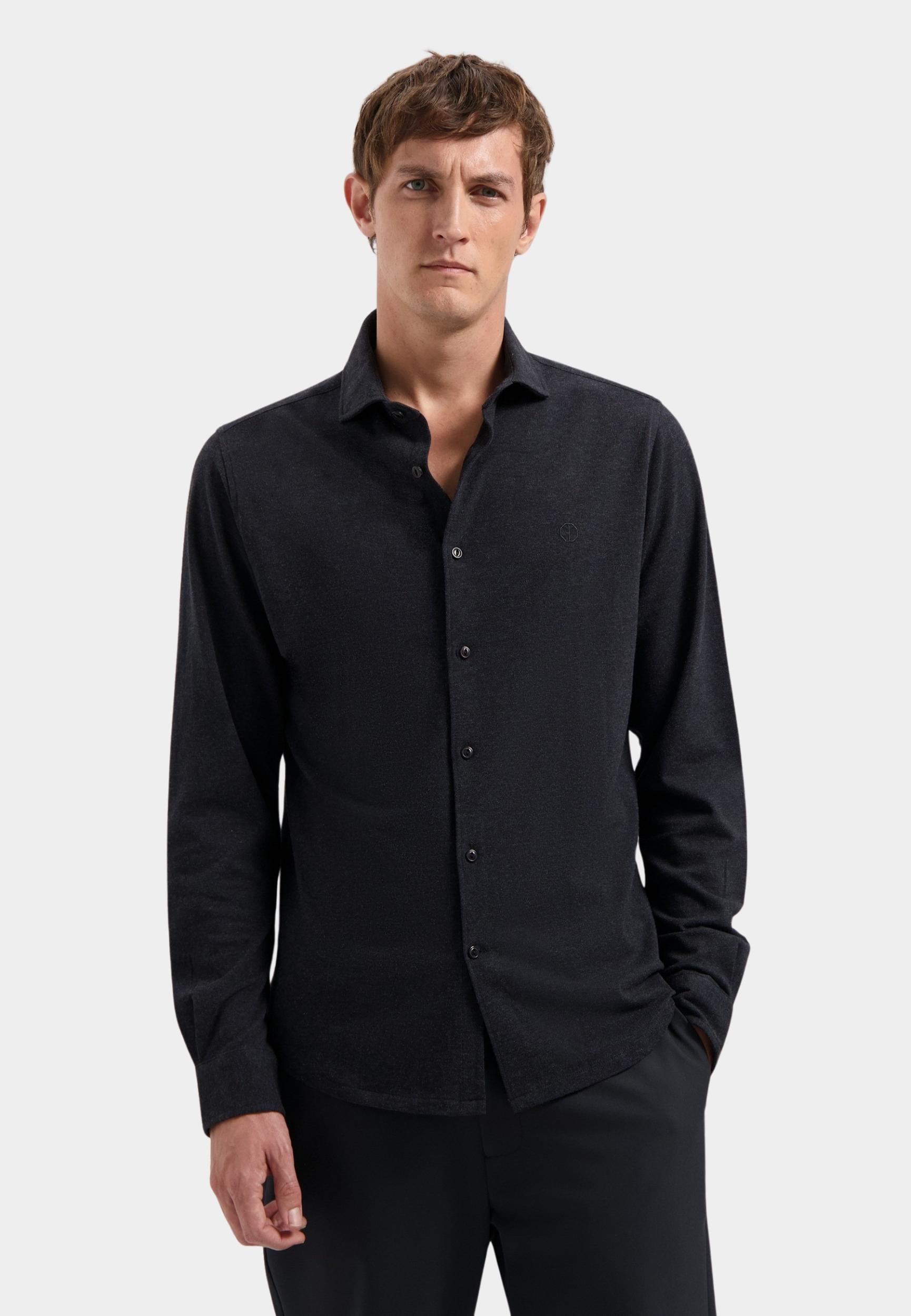 Dstrezzed Casual hemd lange mouw Zwart Kirk Shirt 303714-AW24/999