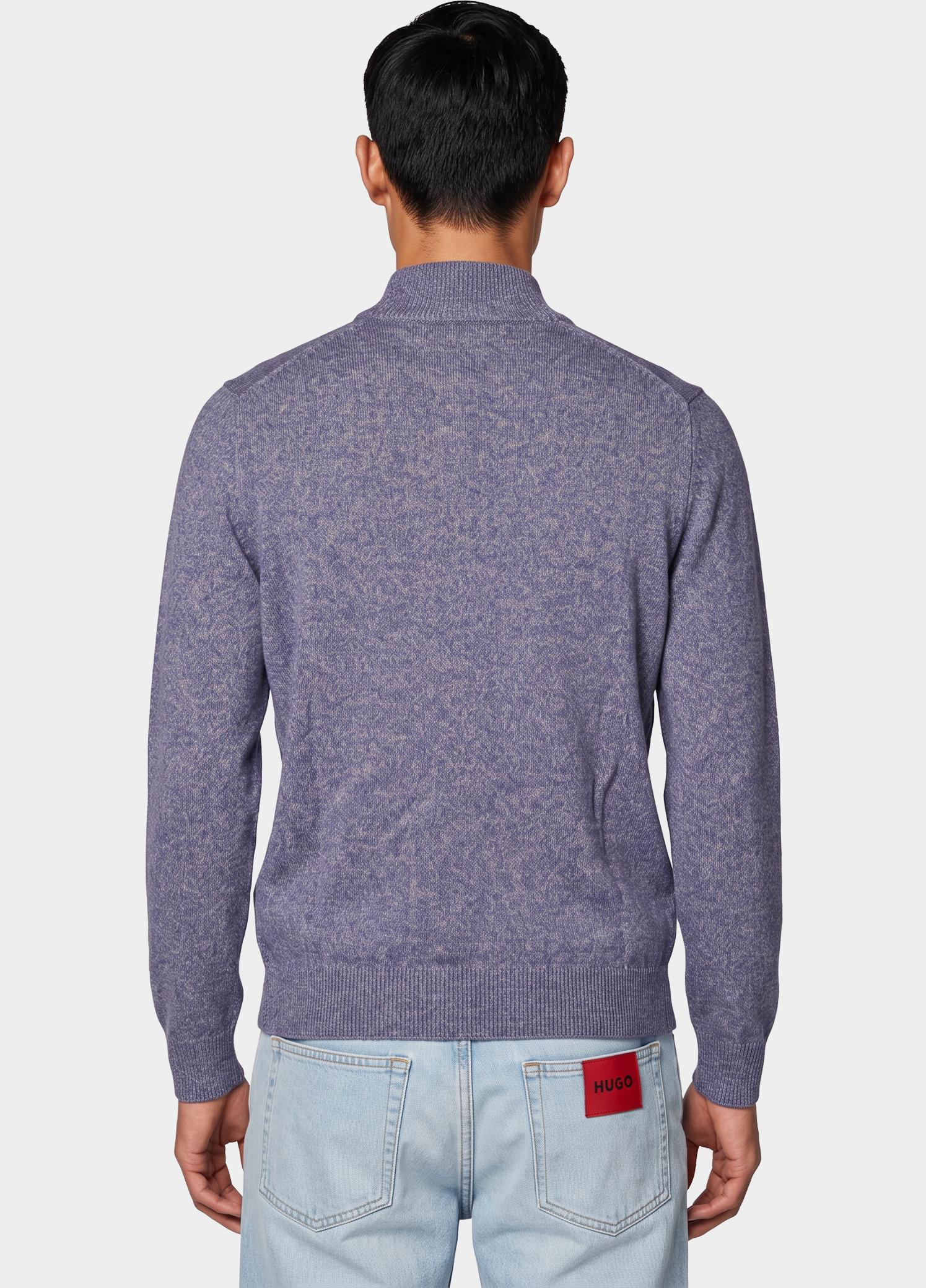 Scotland Blue Half Zip Blauw Whitaker Halfzip Pullover SPE26305WH22SB/4001