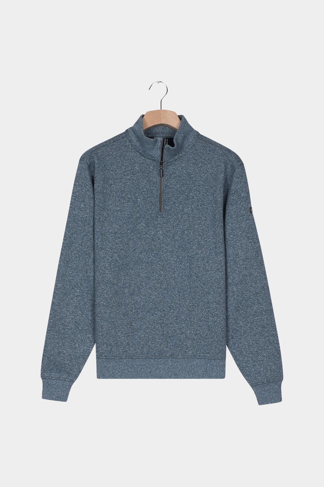 Baileys sweat halfzip Blauw Sweatshirt 1/2 Zip 523153/669