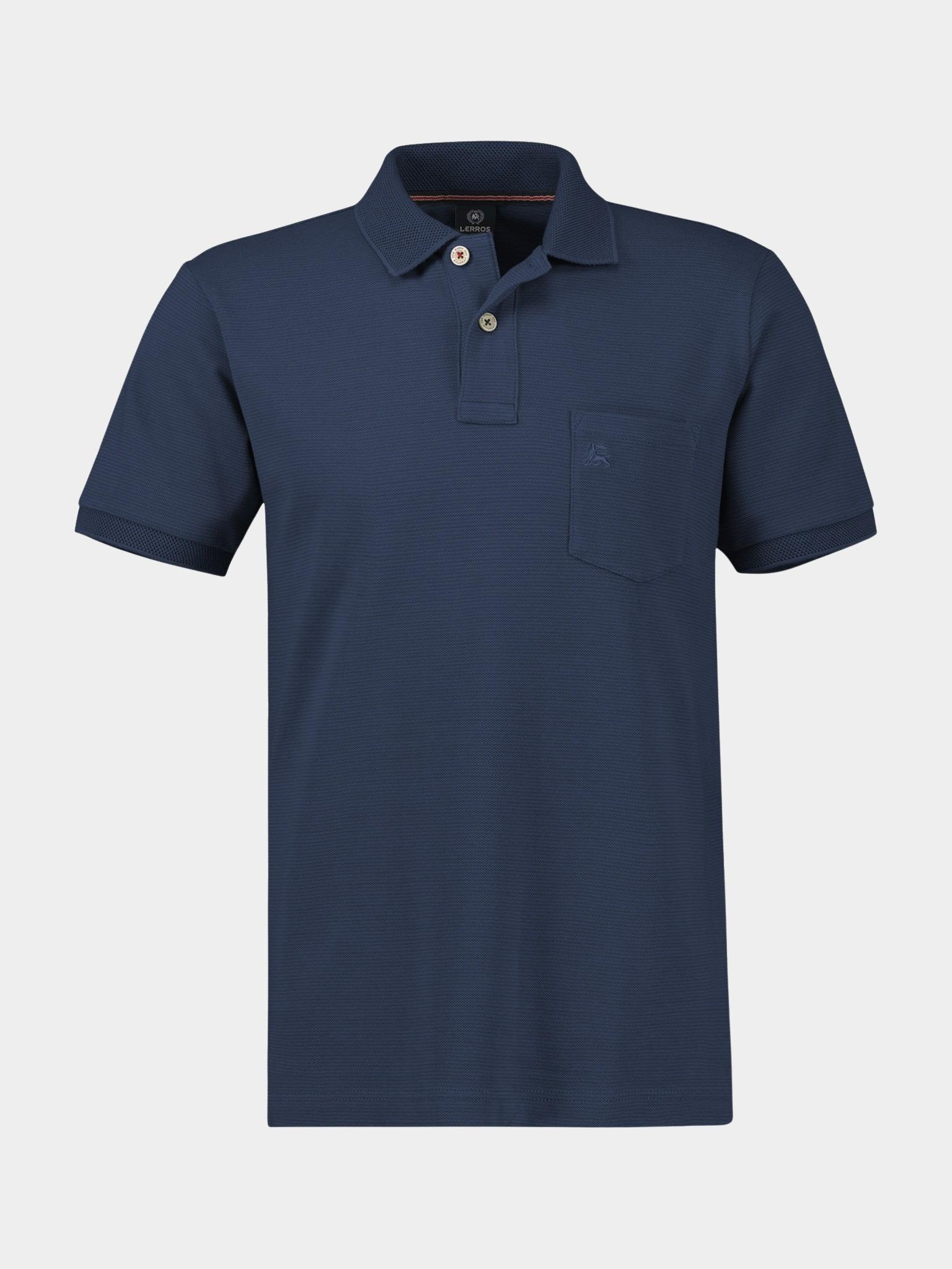 Lerros Polo korte mouw Blauw  2533206/485