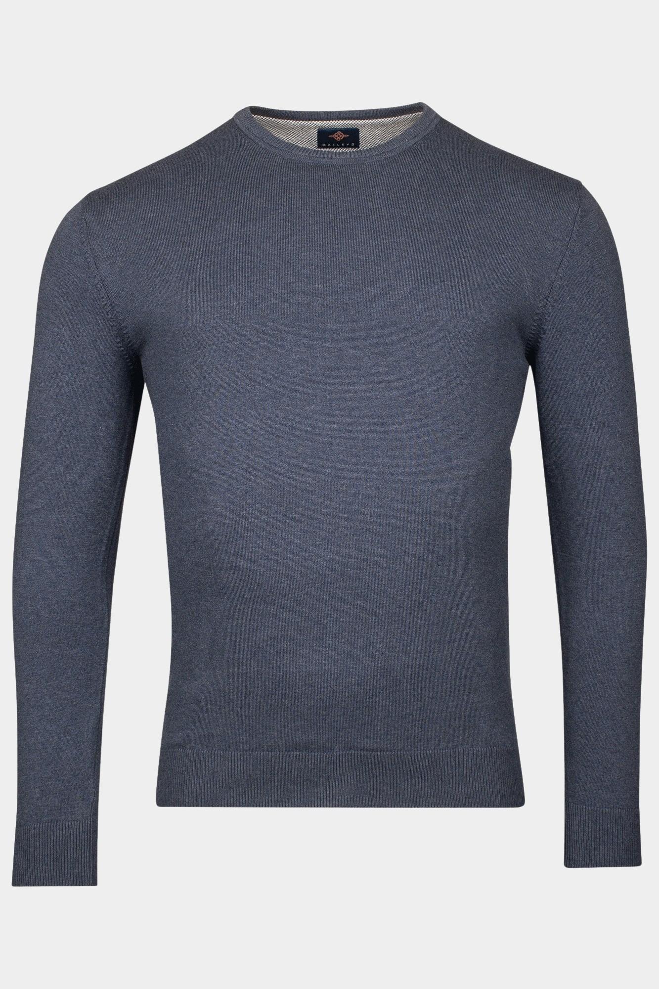 Baileys Pullover Blauw Crew Neck Pullover  Pima Cott 518200/675