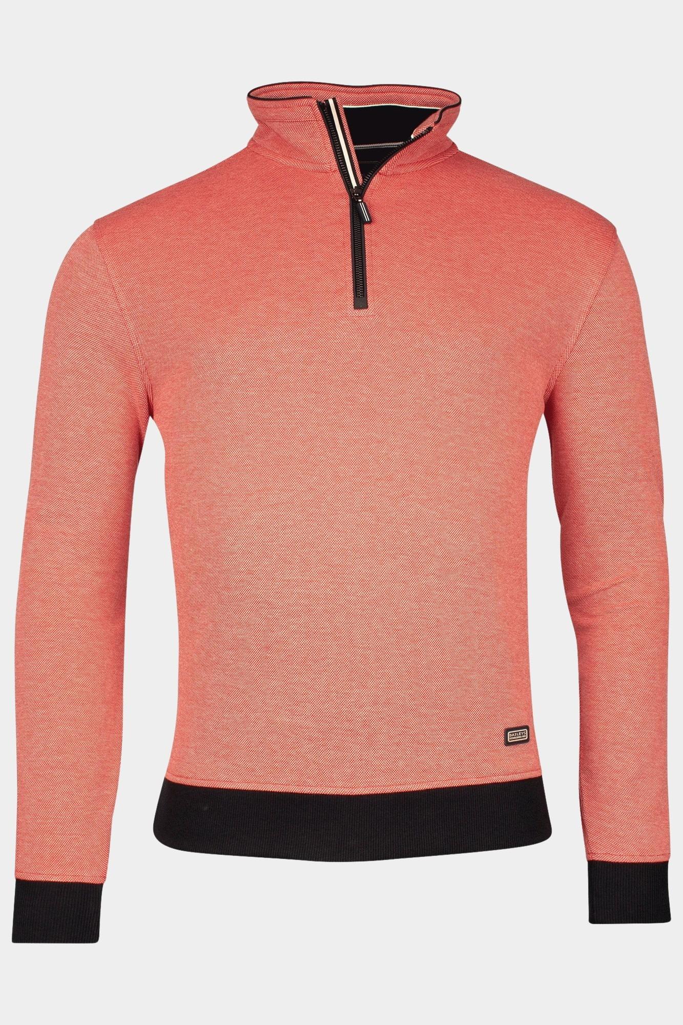 Baileys Half Zip Rood Sweatshirt 1/2 zip -Sleeve po 513198/33
