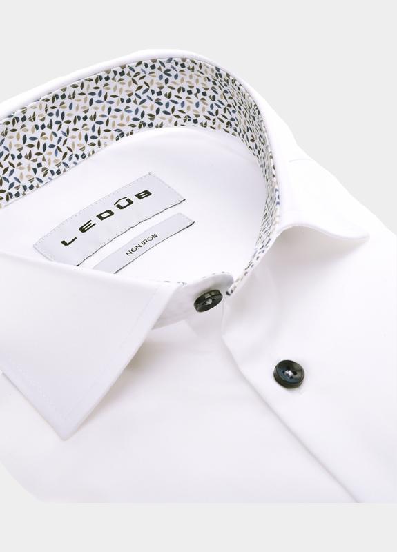 Ledub Business hemd lange mouw Wit  0143051/910-640-000