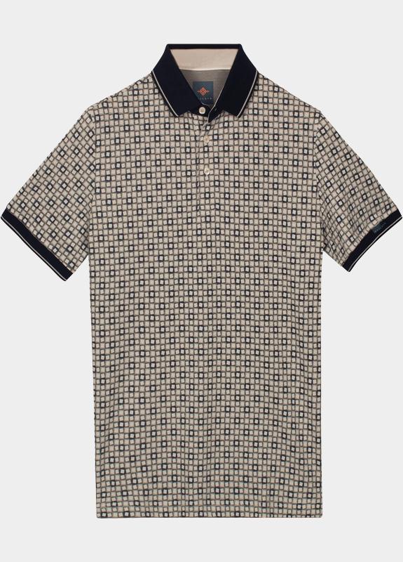 Baileys Polo heren Grijs Poloshirt 2-tone Pique, all o 615231/93