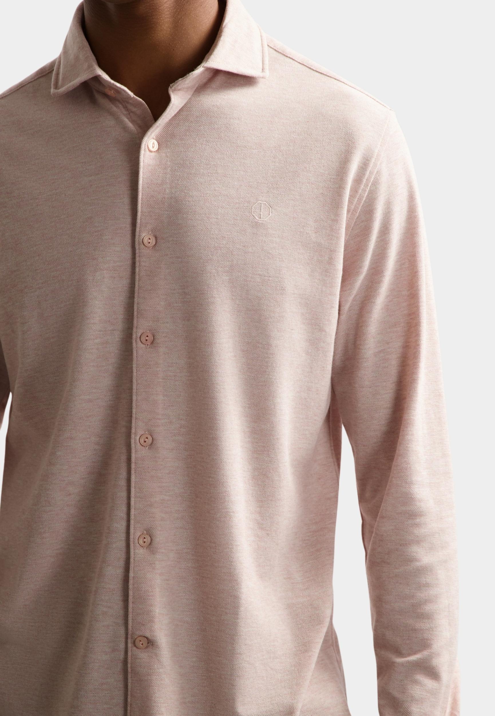 Dstrezzed Casual hemd lange mouw Roze Kirk Shirt 303714-SS25/459