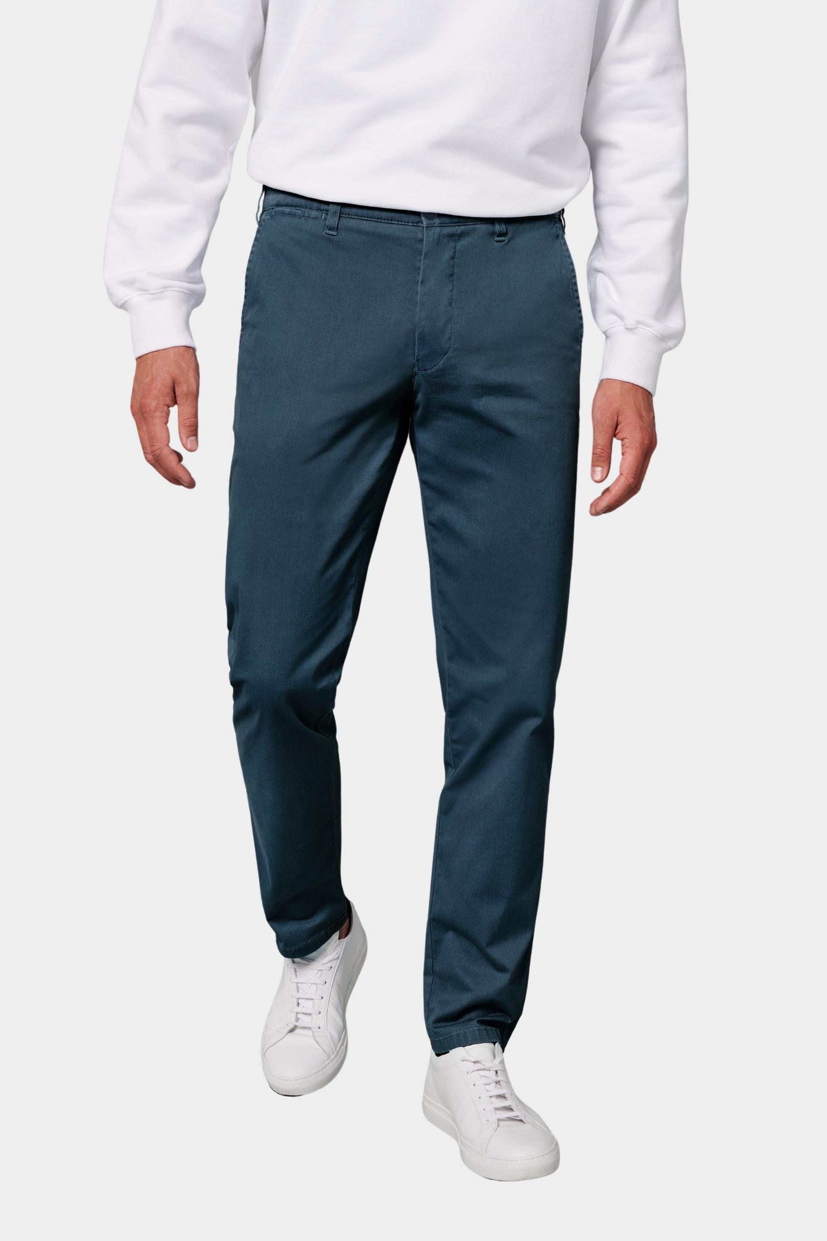 Meyer Katoenen Broek Blauw CHINO Art.9-6001 3649600100/15