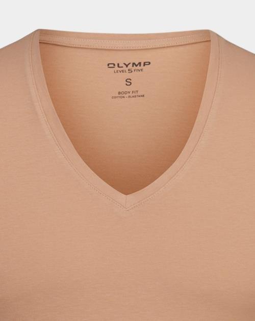 Olymp T-shirt korte mouw Bruin 0801/12 T-Shirt 080112/24
