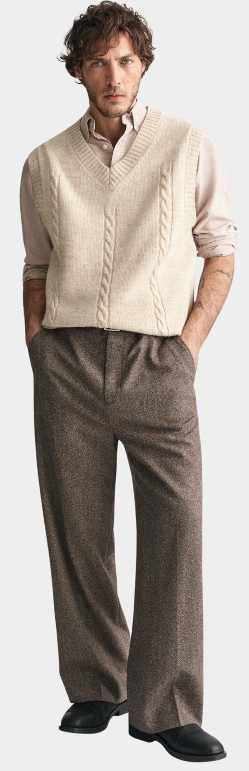 Gant Casual hemd lange mouw Bruin REG CLASSIC OXFORD SHIRT 3000200/213
