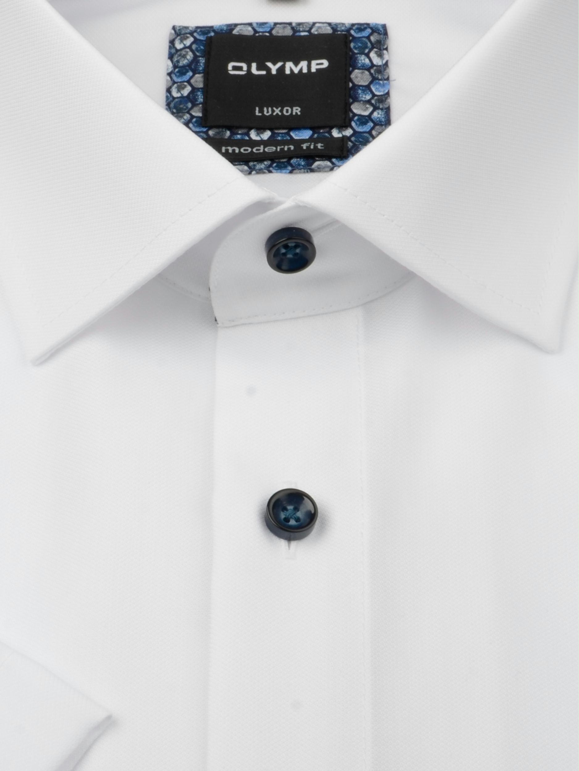 Olymp Business hemd korte mouw Wit 1224/12 Hemden 122412/00